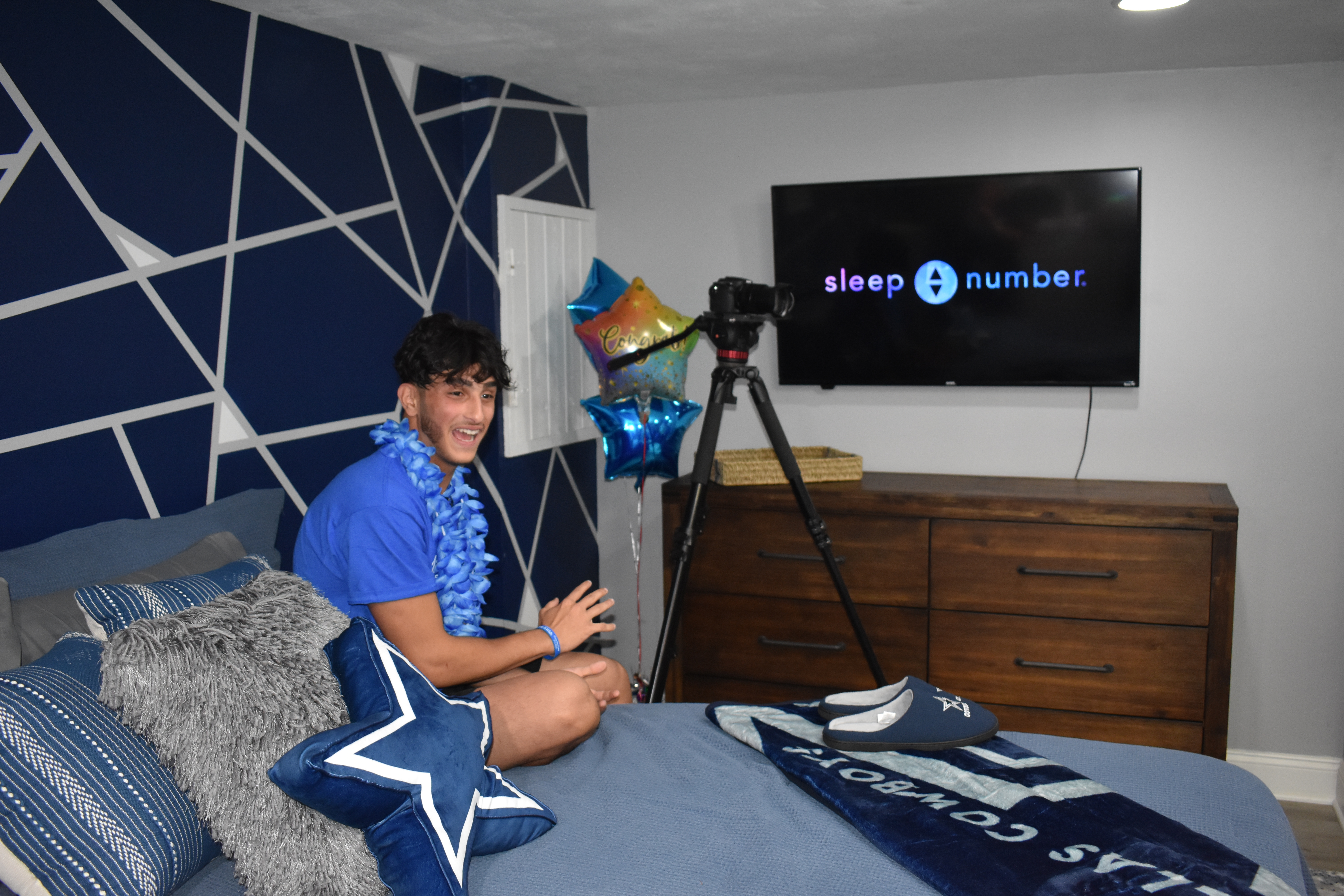 Westhill football player's wishes come true: Chat with Dak Prescott, Cowboys  man cave (video) 