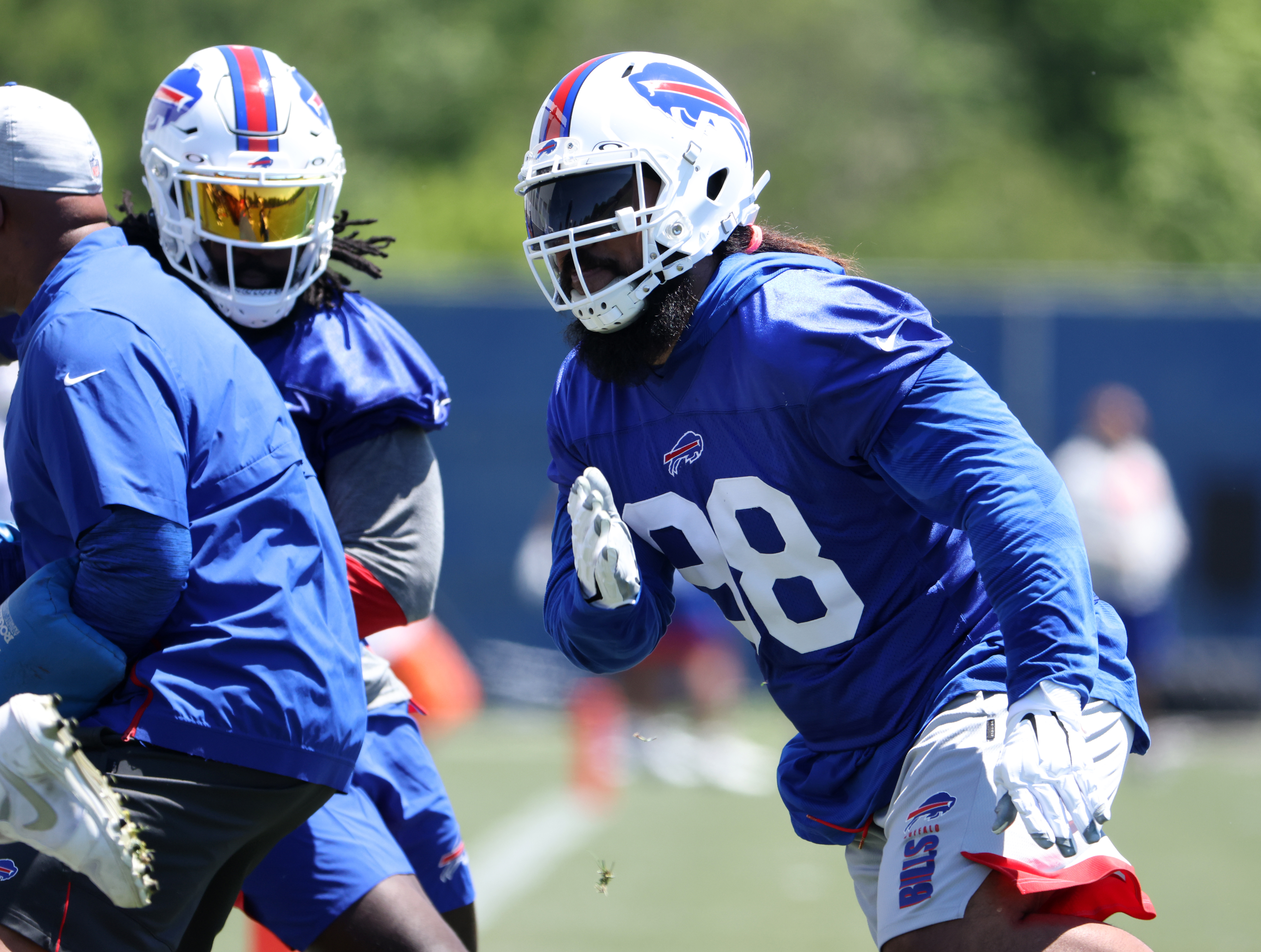 Bills Return of Red and Blue scrimmage observations 