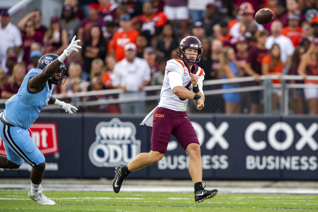 Virginia Tech football game set to restart after hours-long delay