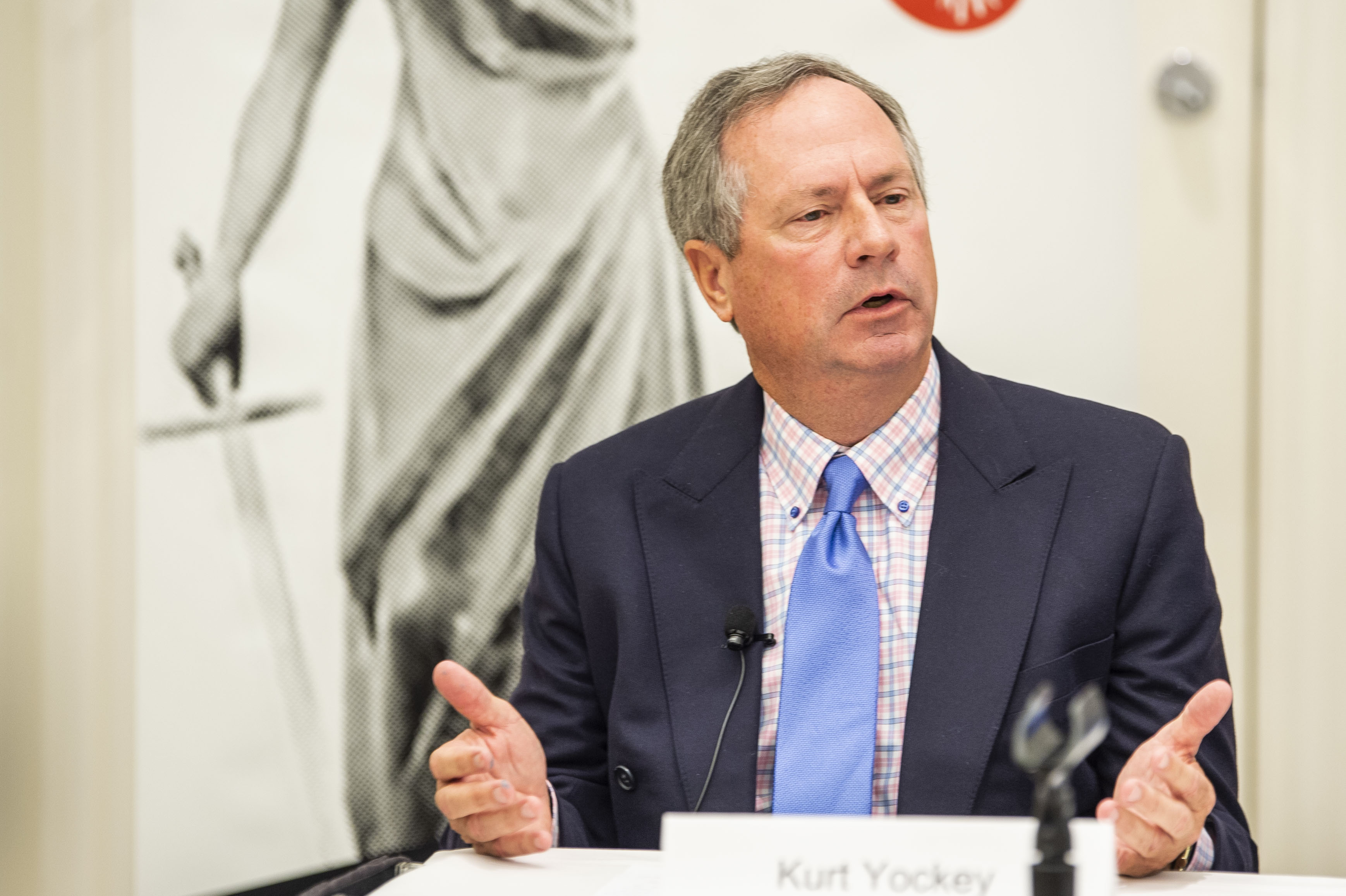 Attorney Ven Johnson holds media briefing about the ongoing court