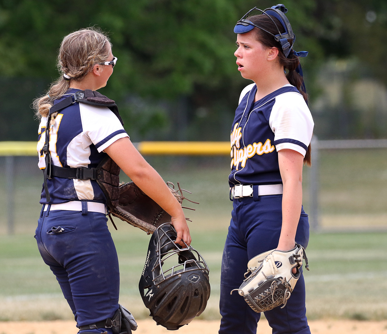 Moorestown vs. Clayton softball, Fred Powell tournament final, May 22