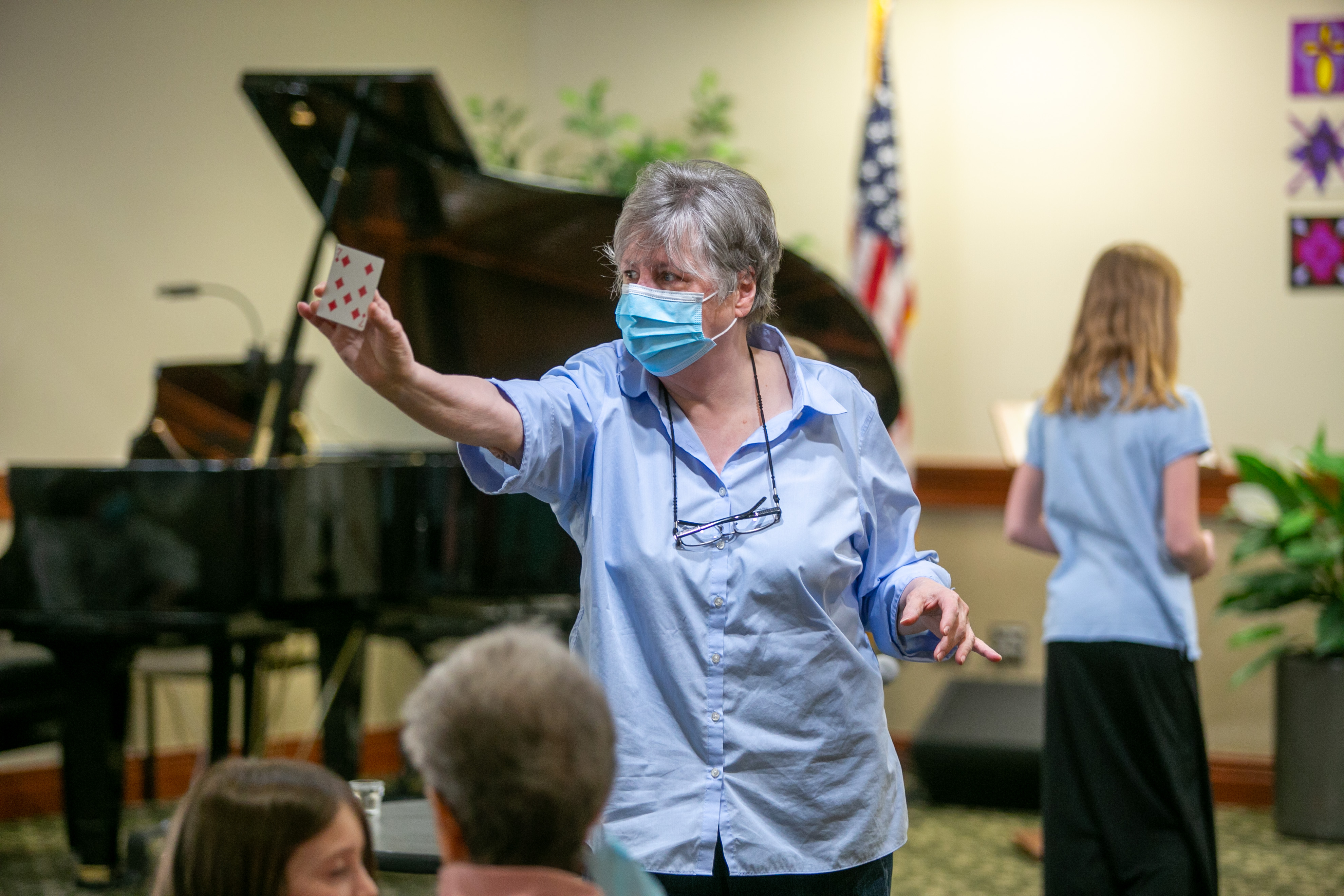 Potter’s House students perform talent show for Covenant Living penpals