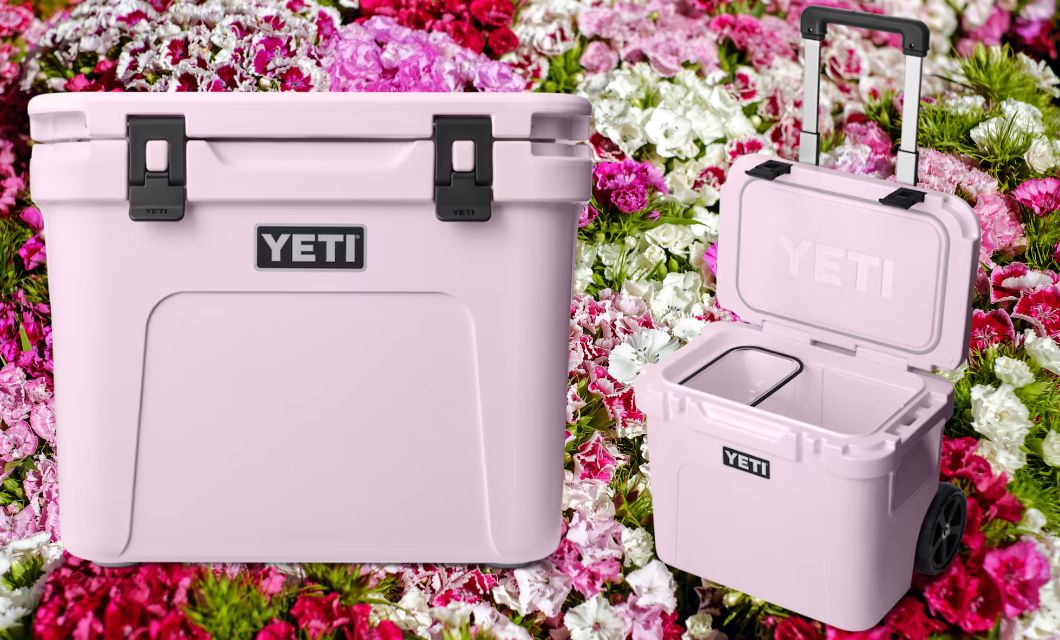 Yeti's new Cherry Blossom Roadie cooler was made for hot girl