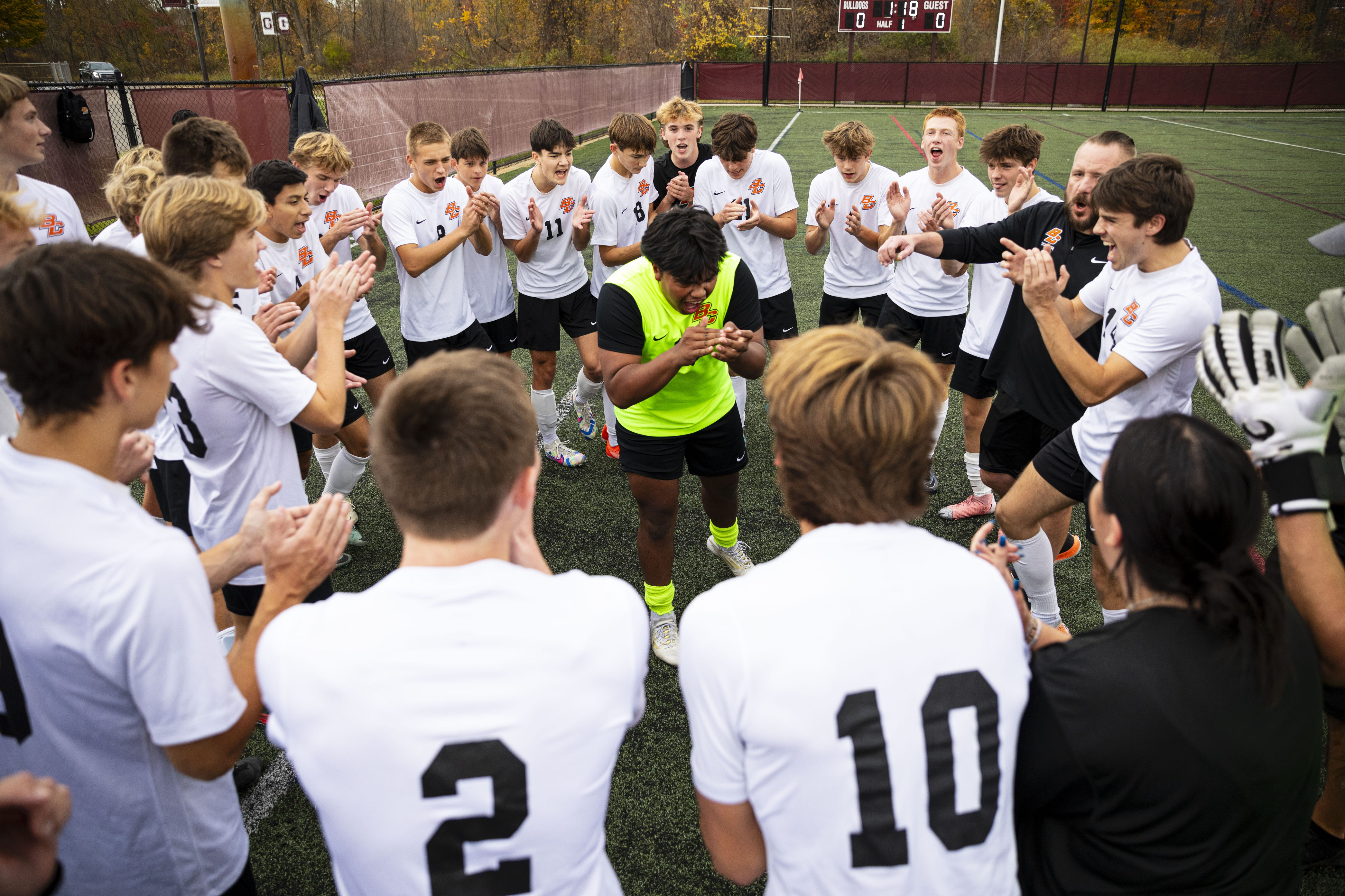 Grand Haven and Byron Center go head-to-head in Division 1 boys soccer ...
