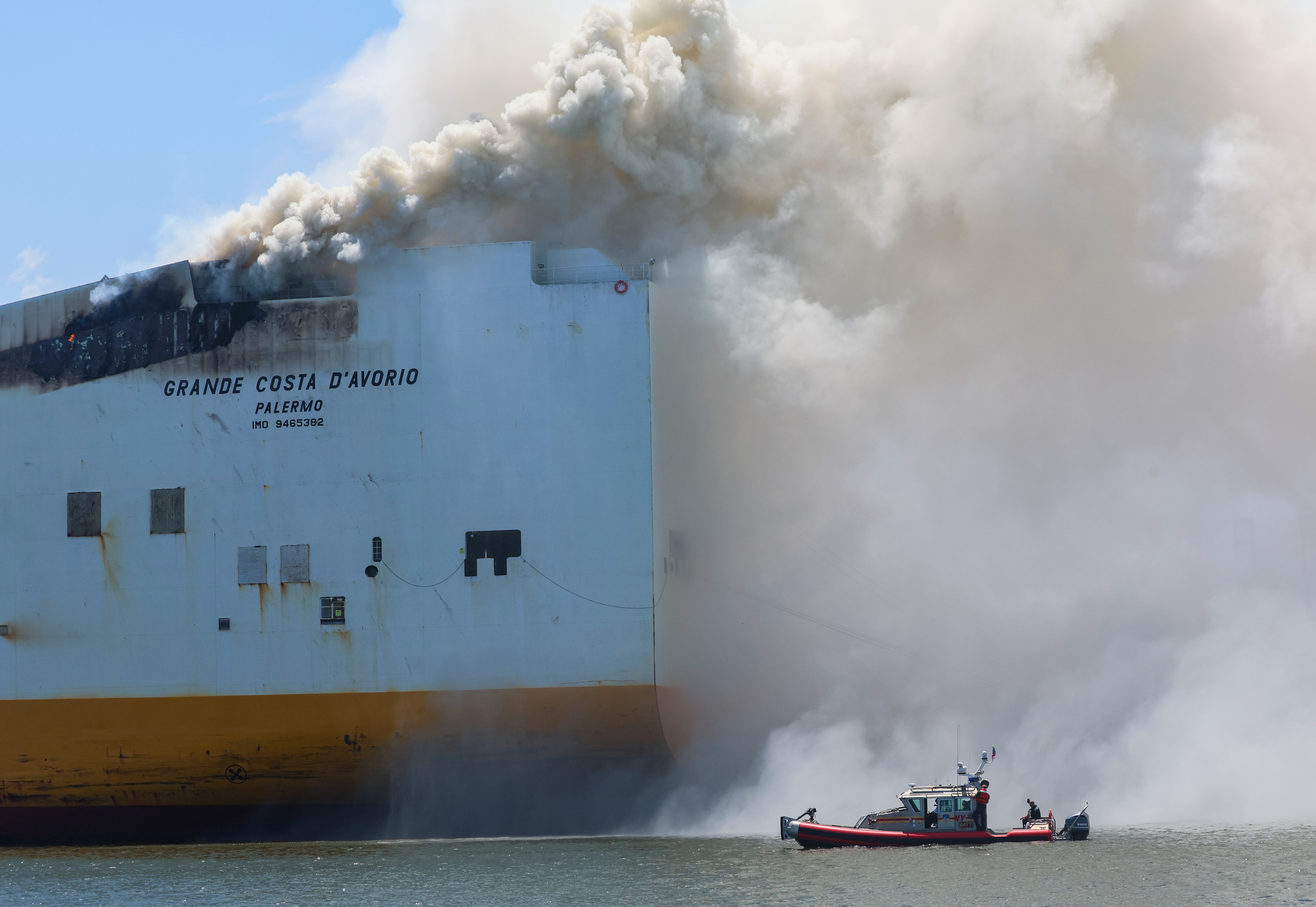 Two Newark firefighters killed battling ship fire - nj.com