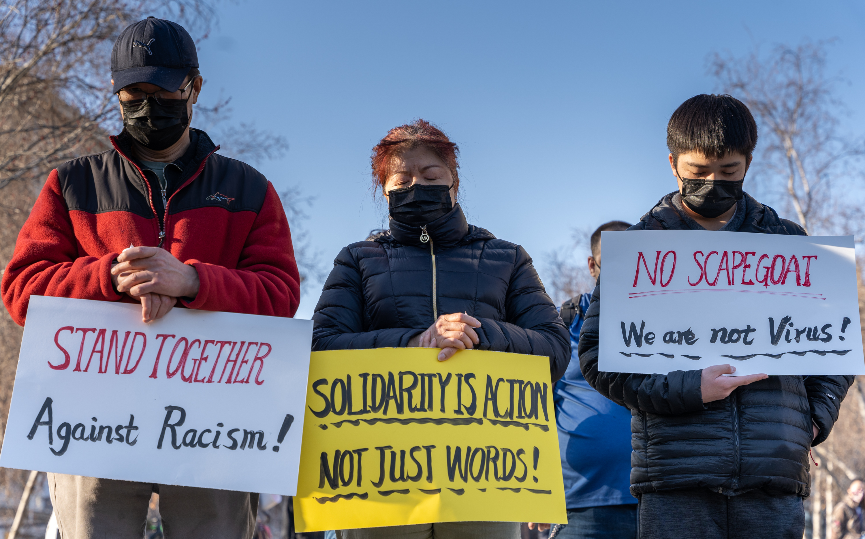 Community rallies in Grand Rapids to denounce Asian hate 