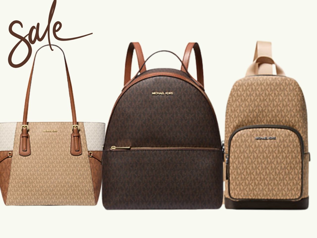 Micheal Kors Bag Bundle! Includes: two backpacks and a smaller handbag 9 Michael Kors Purse Deals at Walmart, Up to 81% Off main image 3