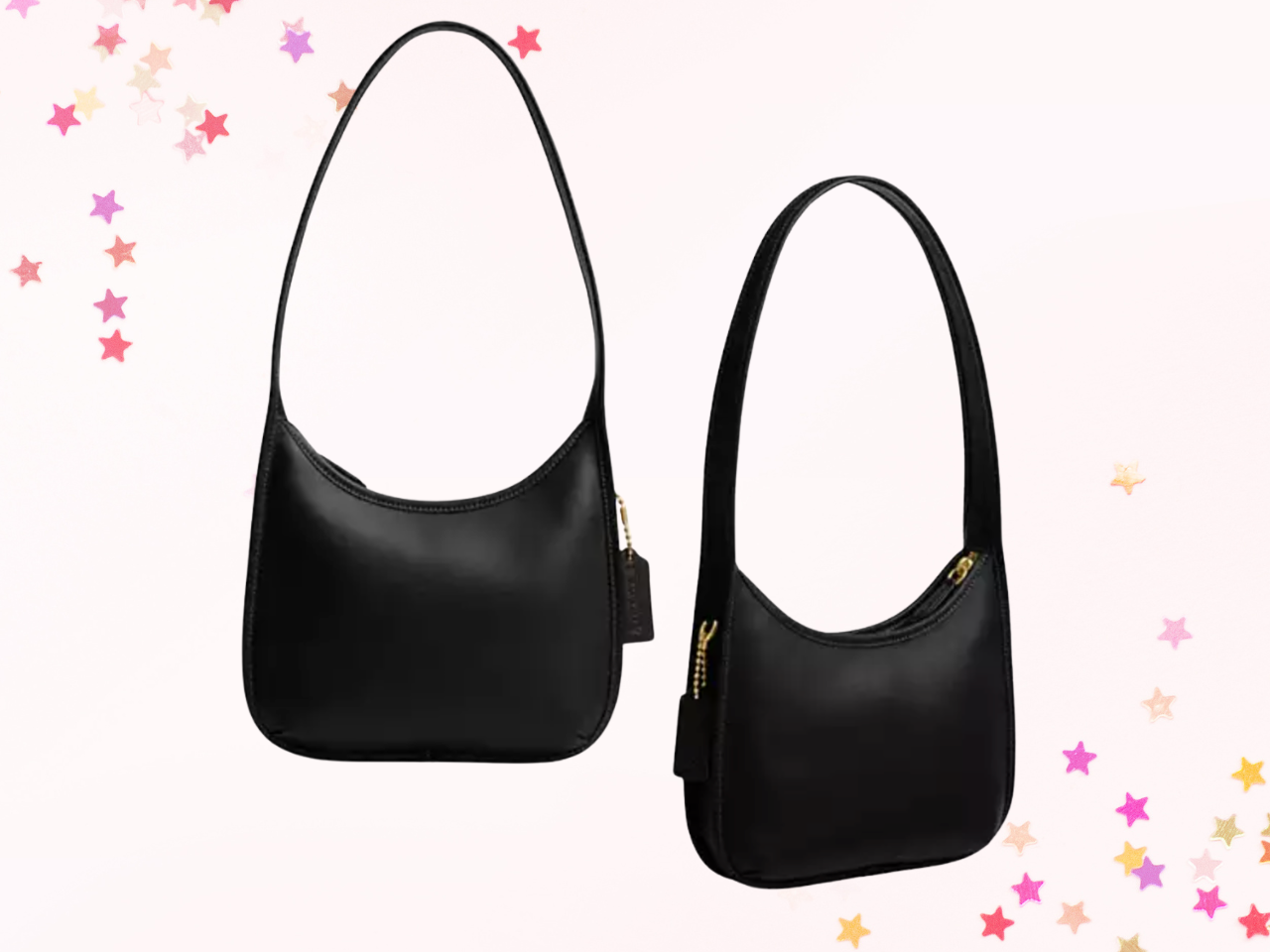 バッグ Coach Ergo Hobo Lether Shoulderbag Black COACH Ergo Zip Hobo Leather Shoulder Bag 9025 Vintage Black USED