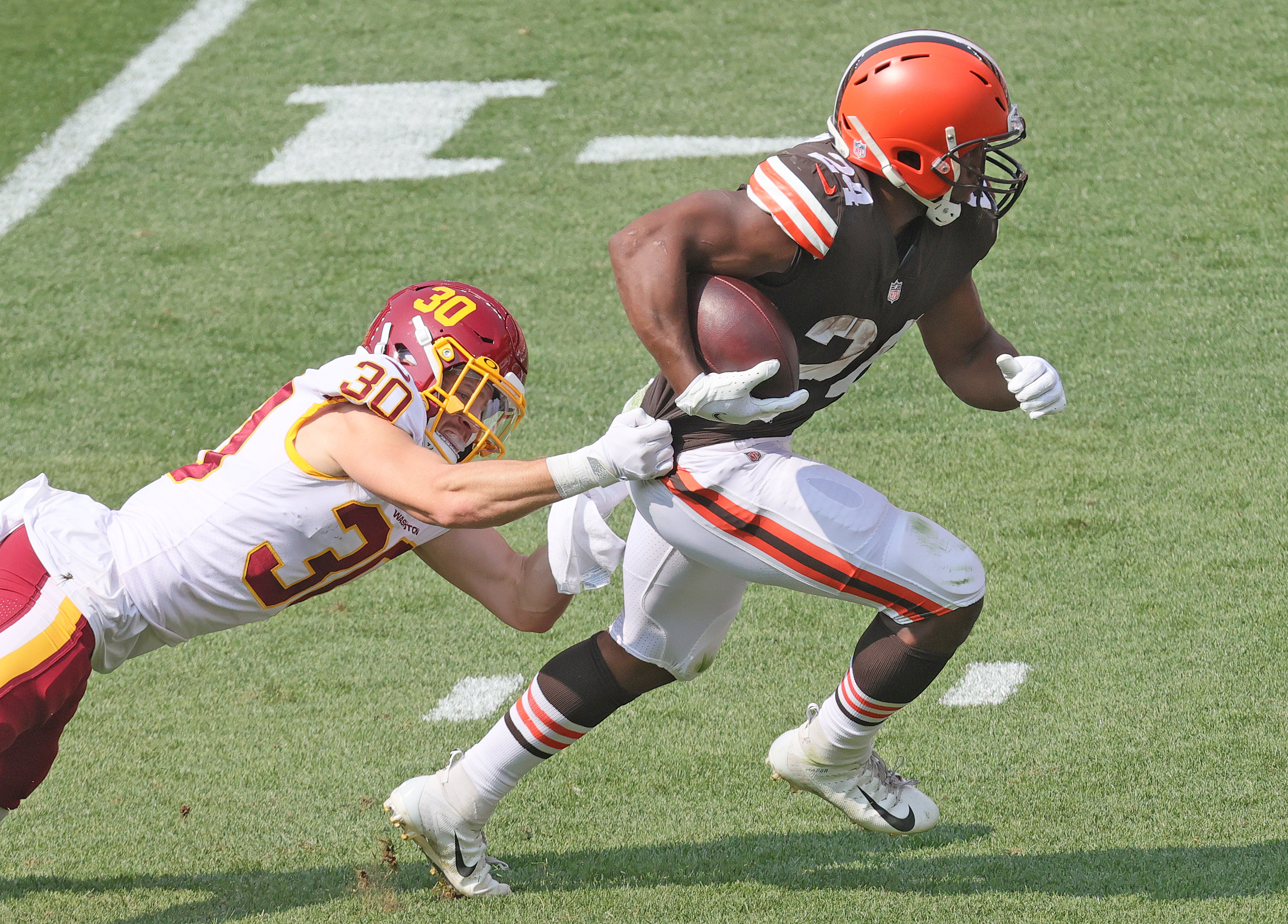 Cleveland Browns Baker Mayfield vs. Washington Football Team, September 27,  2020 