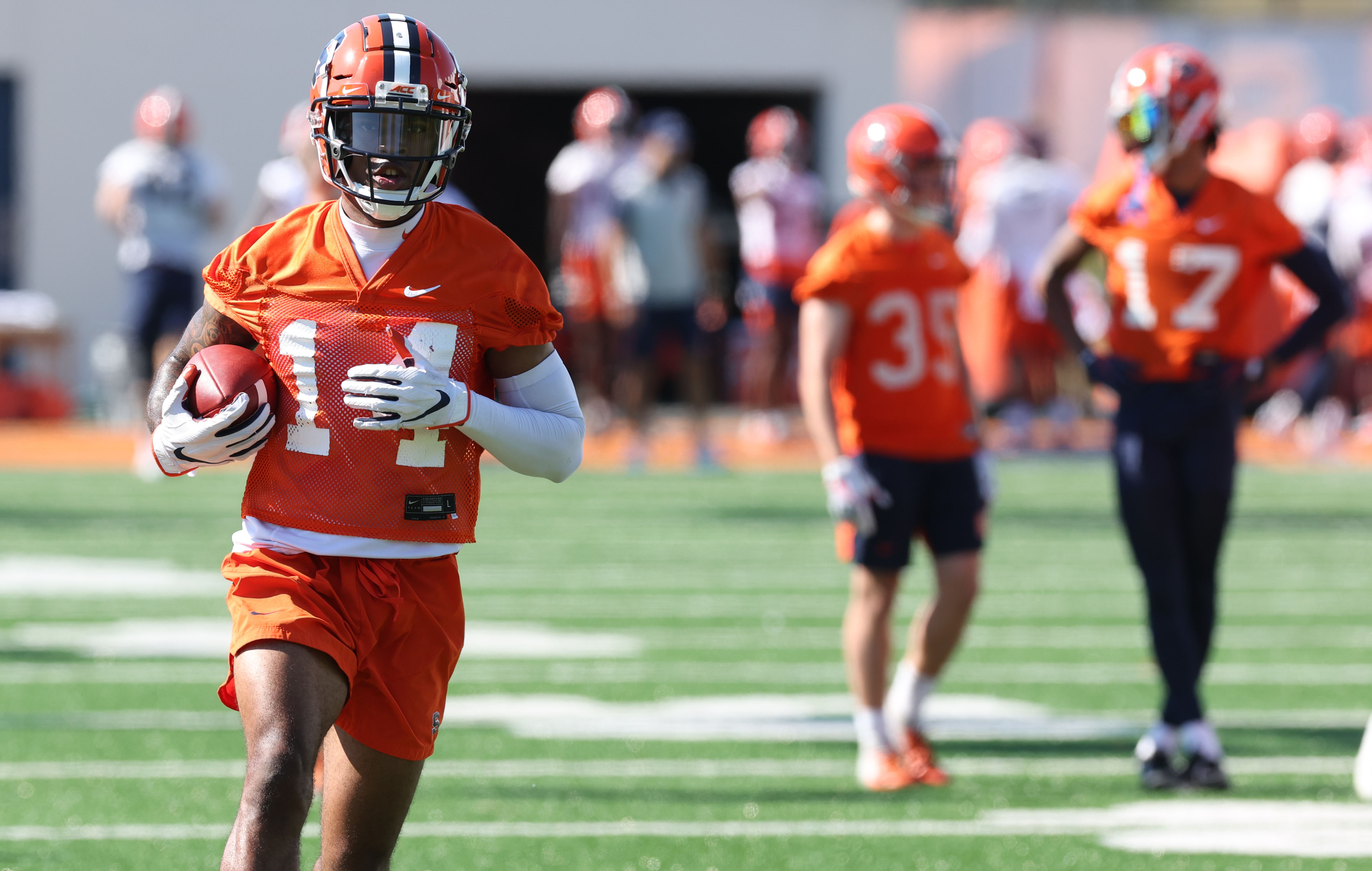 Syracuse football begins practice today. Here are the players