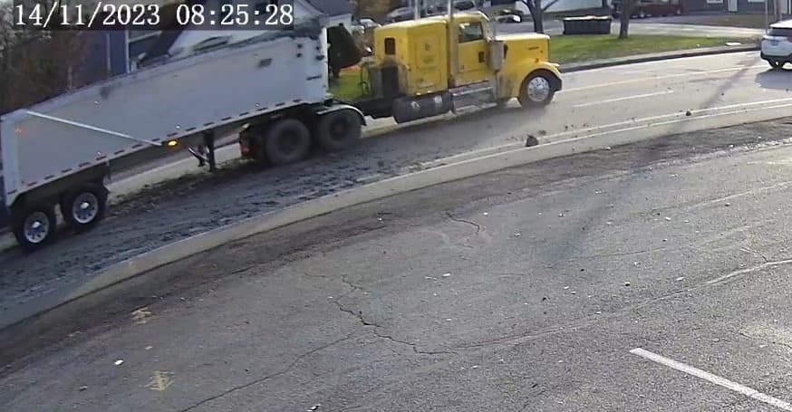 Truck spills cement in Abington, drives off; police looking to ID driver