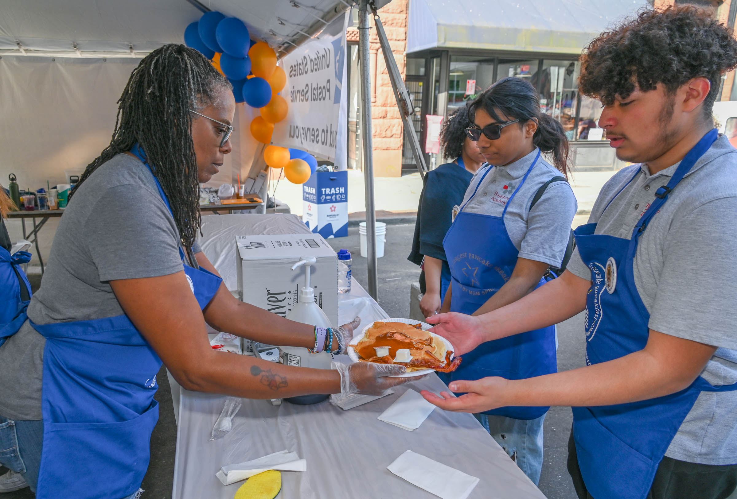 World’s Largest Pancake Breakfast draws thousands downtown