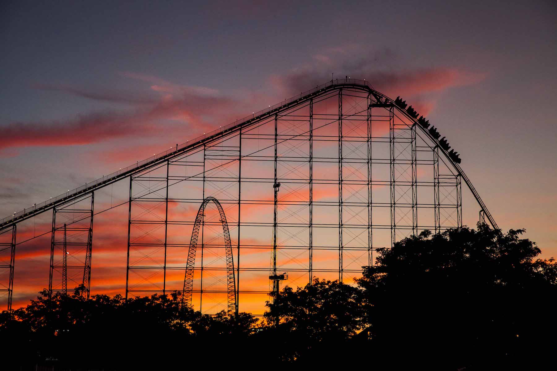 Cedar Point roller coaster gets stuck near top of hill forcing