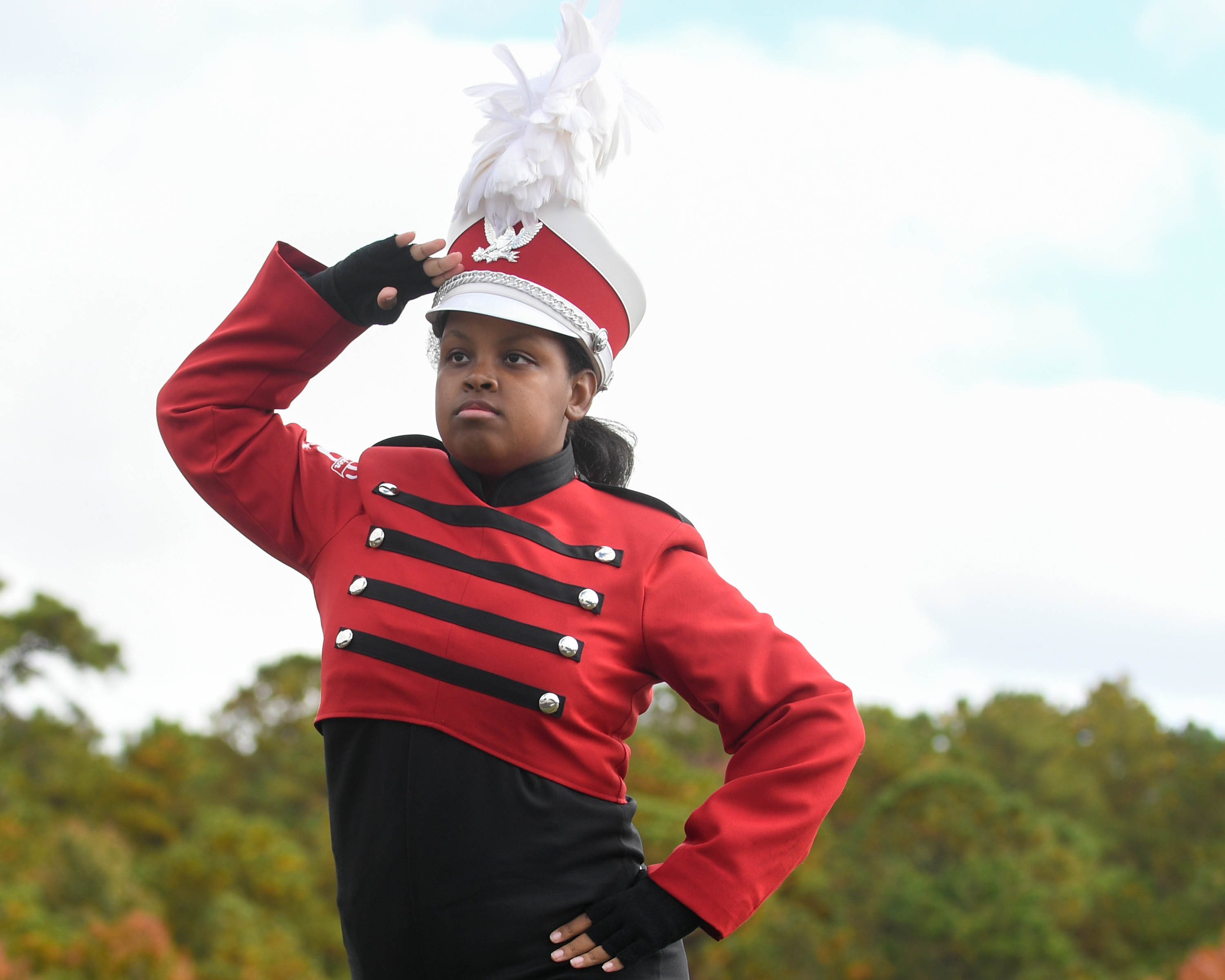 Marching Band Hoboken High School Performs "Thor's Hammer" on 10/29
