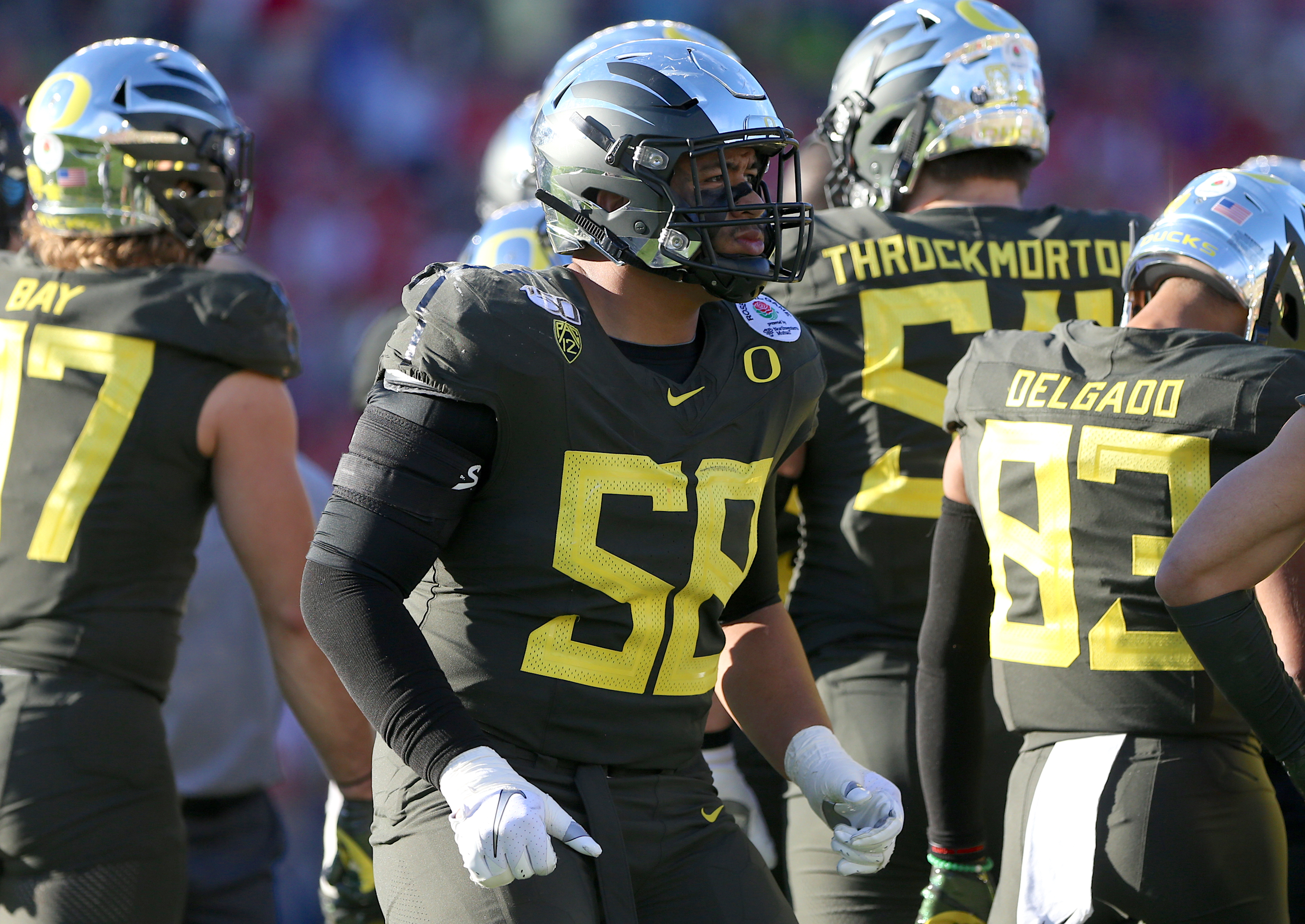 Penei Sewell Offensive Tackle Oregon