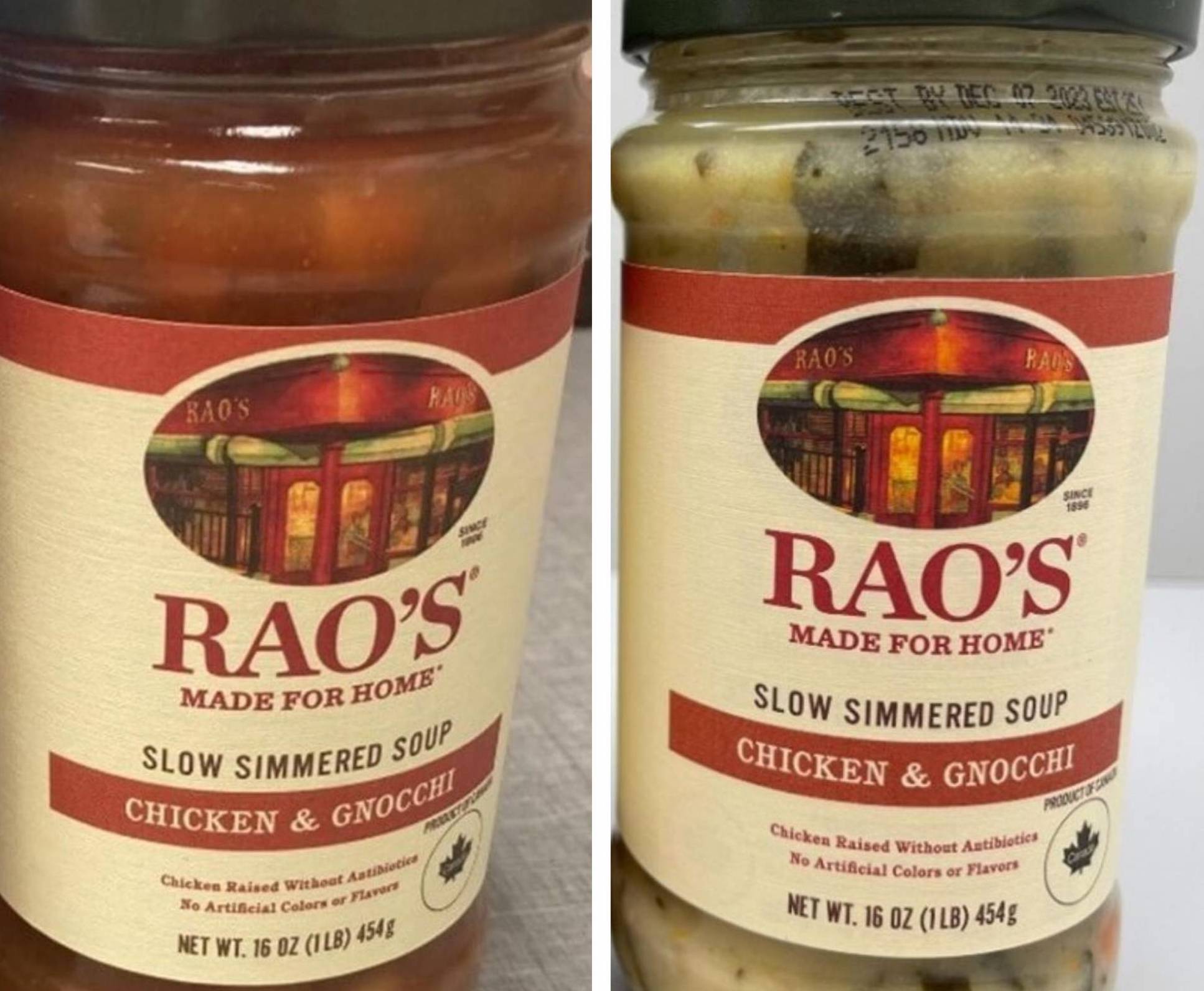 Sovos Brands Intermediate, Inc. Issues Allergy Alert on Undeclared Egg in  Rao's Slow Simmered Soup, Labeled as Chicken & Gnocchi but Containing  Vegetable Minestrone