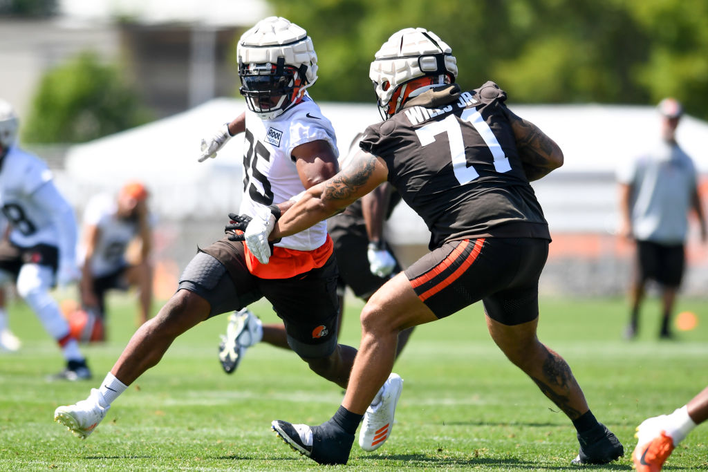 Cleveland Browns Left Tackle Jedrick Wills Jr. 