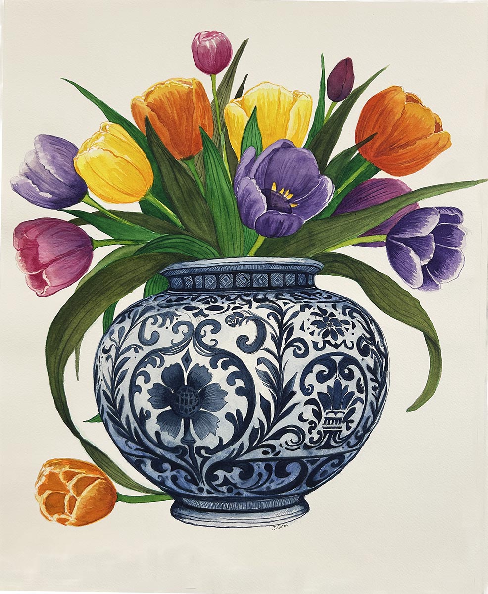 Michigan artist's colorful piece tapped for 97th Tulip Time 2026
