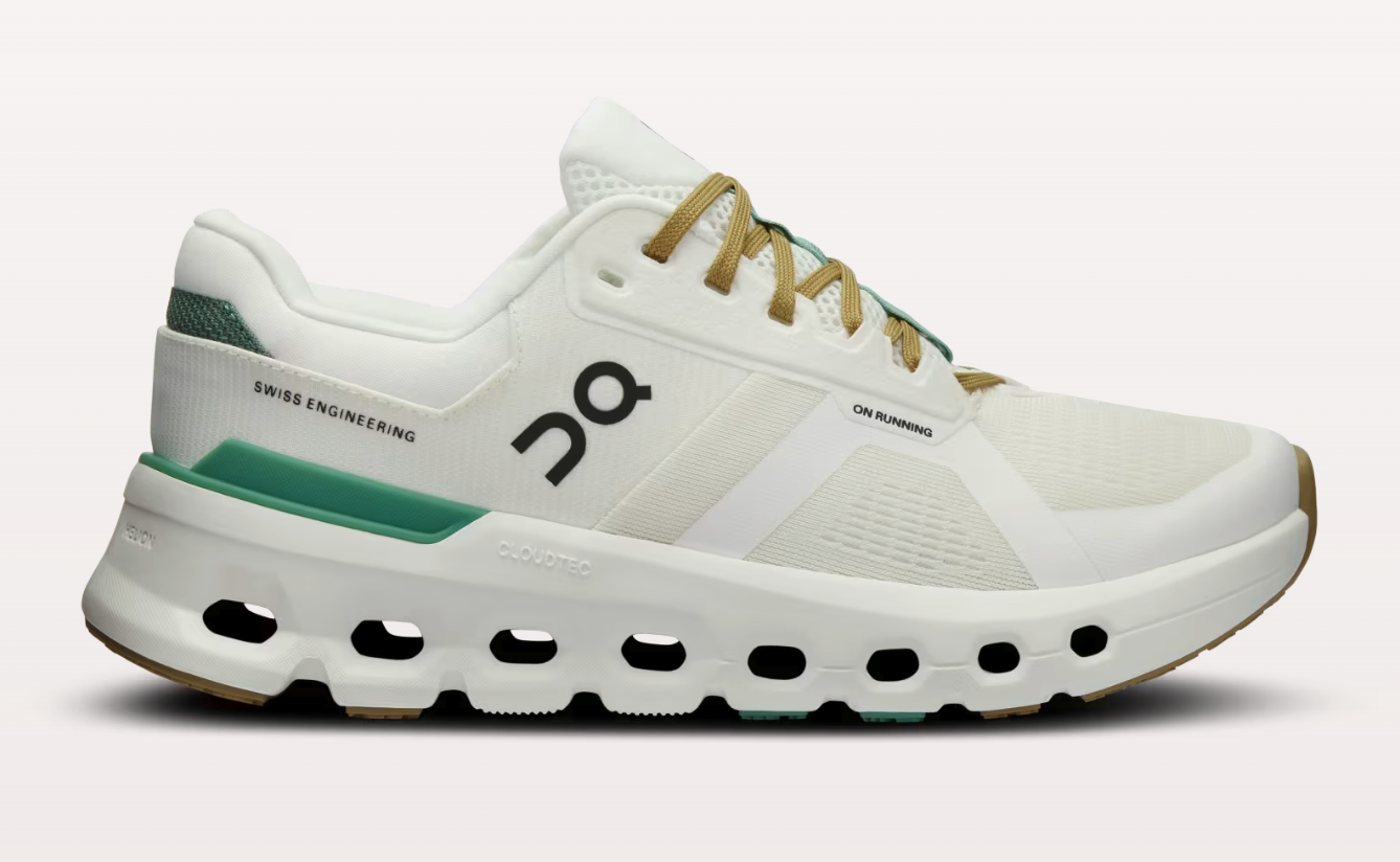 On Running Cloudstratus Running Shoes Cream Green Men’s Size 13 CloudTec Helion Men main image 4