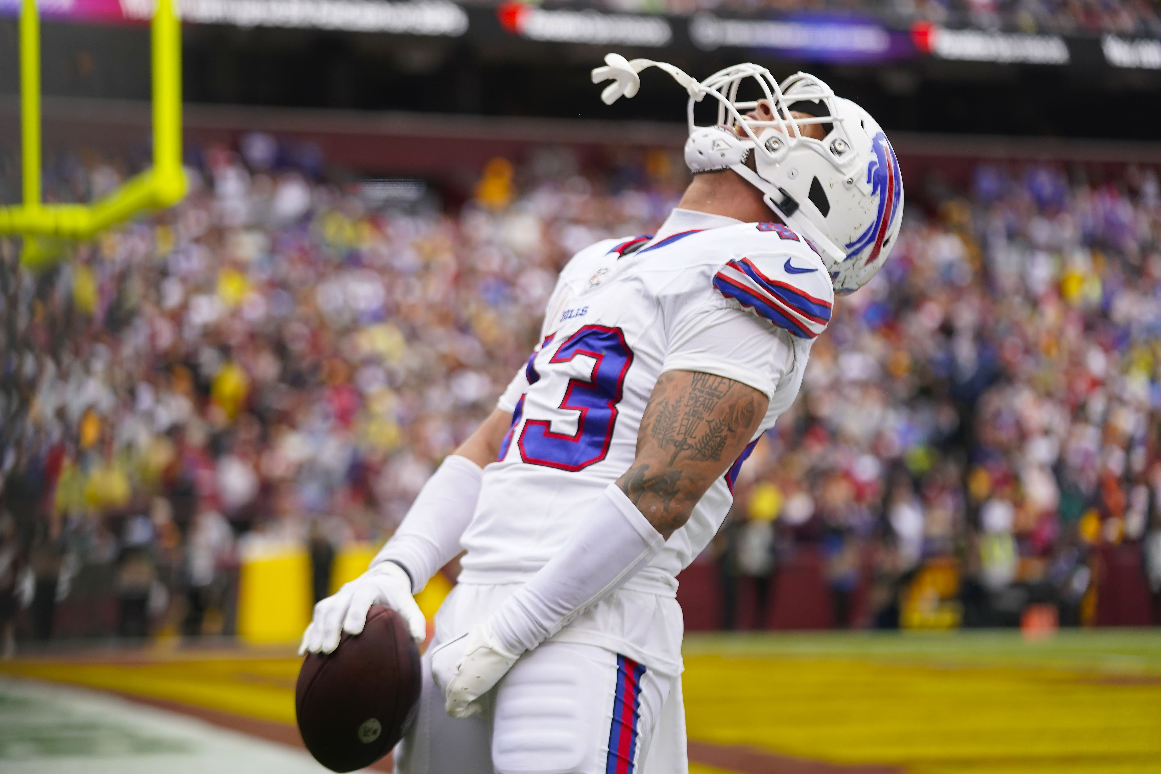 Buffalo Bills offensive tackle Spencer Brown (79) in action during an NFL  pre-season football game against the Indianapolis Colts, Saturday, Aug. 12,  2023, in Orchard Park, N.Y. (AP Photo/Gary McCullough Stock Photo 