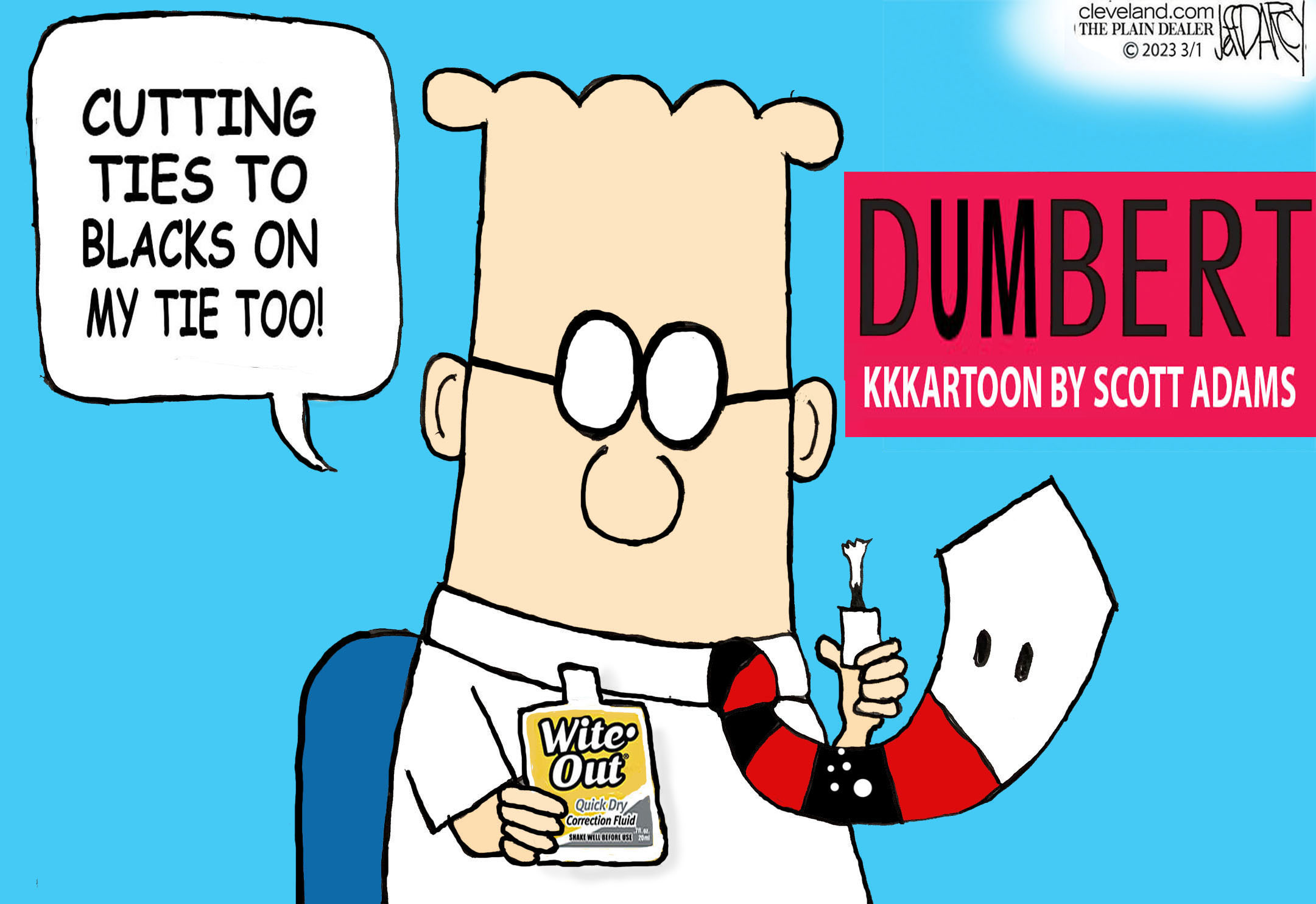 Dilbert' racist diatribe: Darcy cartoon 