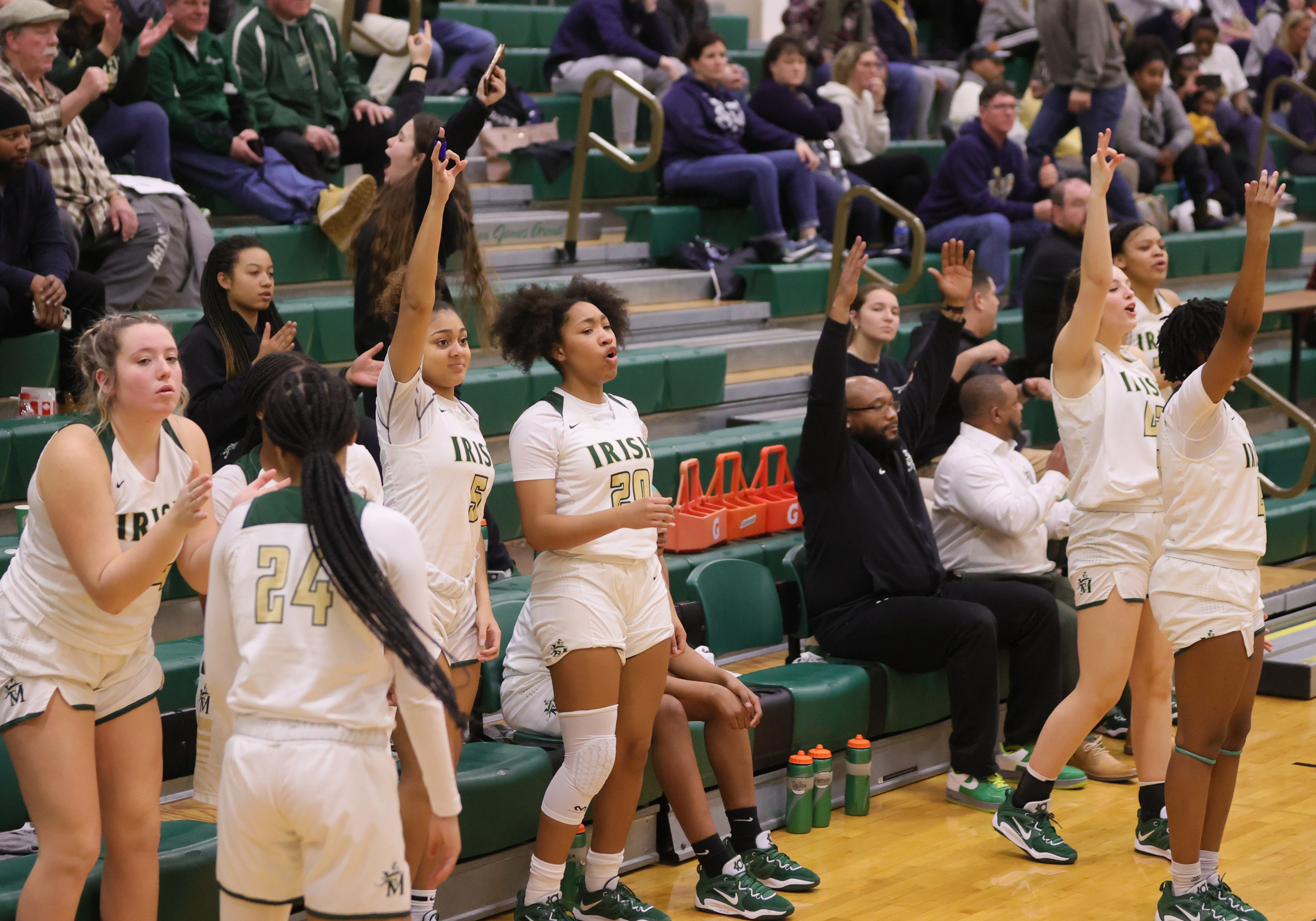 Archbishop Hoban vs. STVM in girls high school basketball, February 1 ...