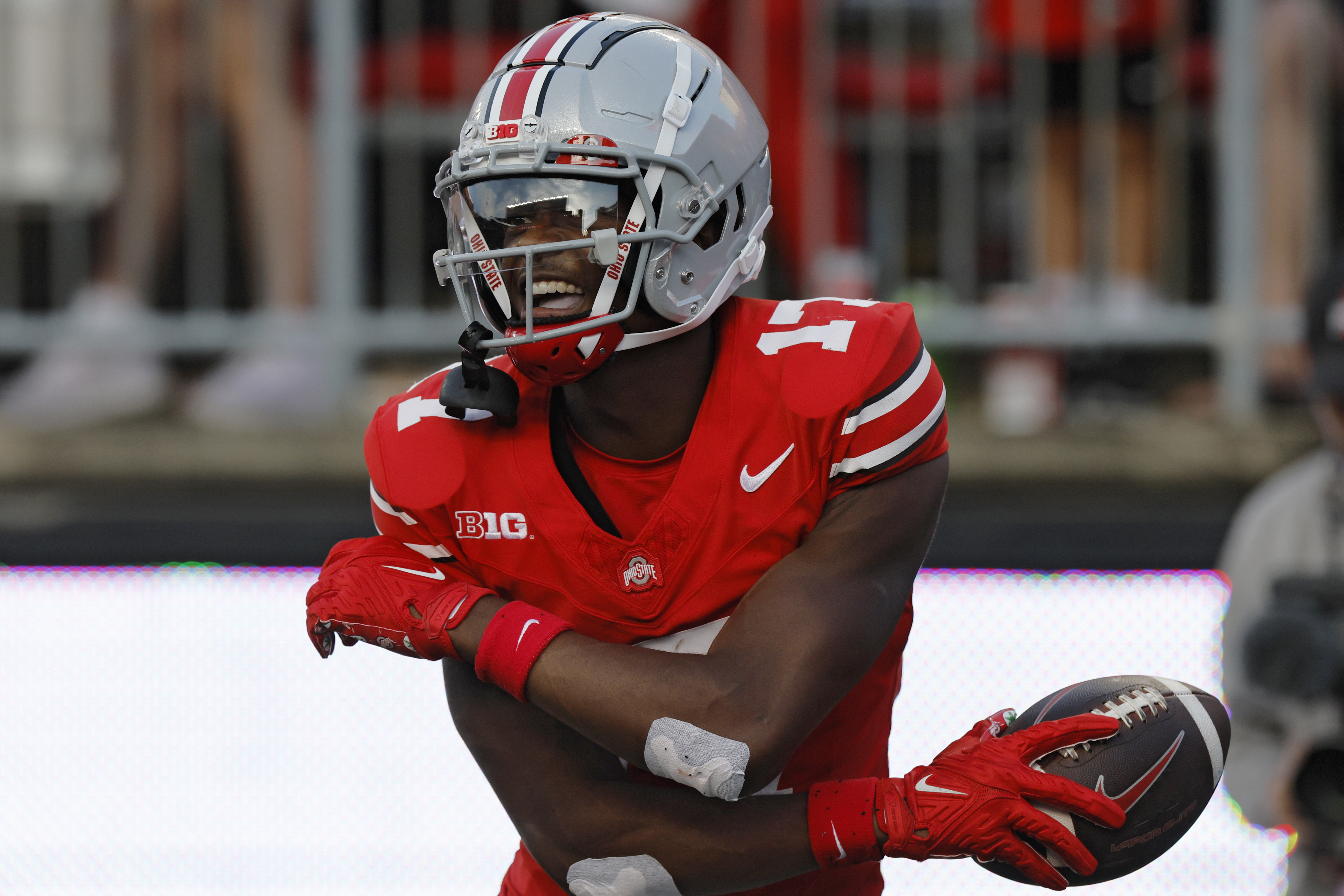 Who is Ohio State football player Carnell Tate?