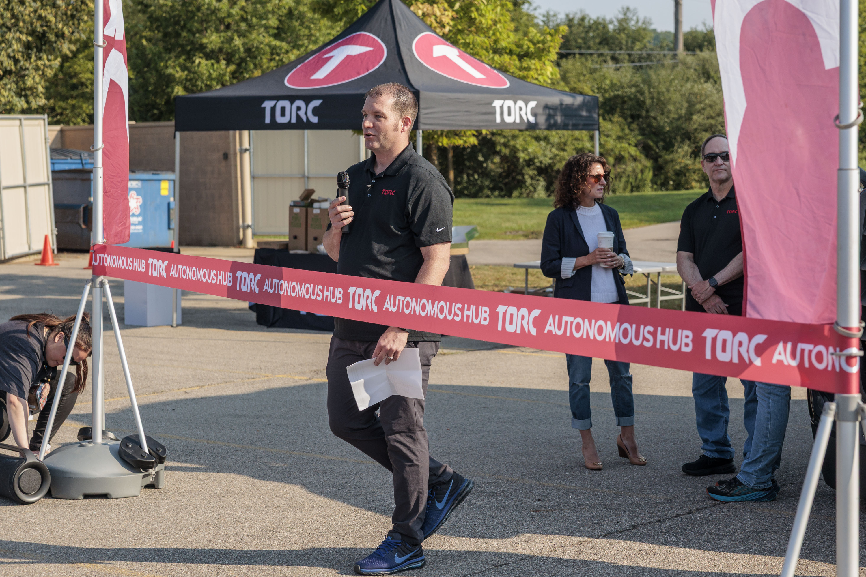 Autonomous truck company Torc Robotics hosts ribbon cutting for new ...