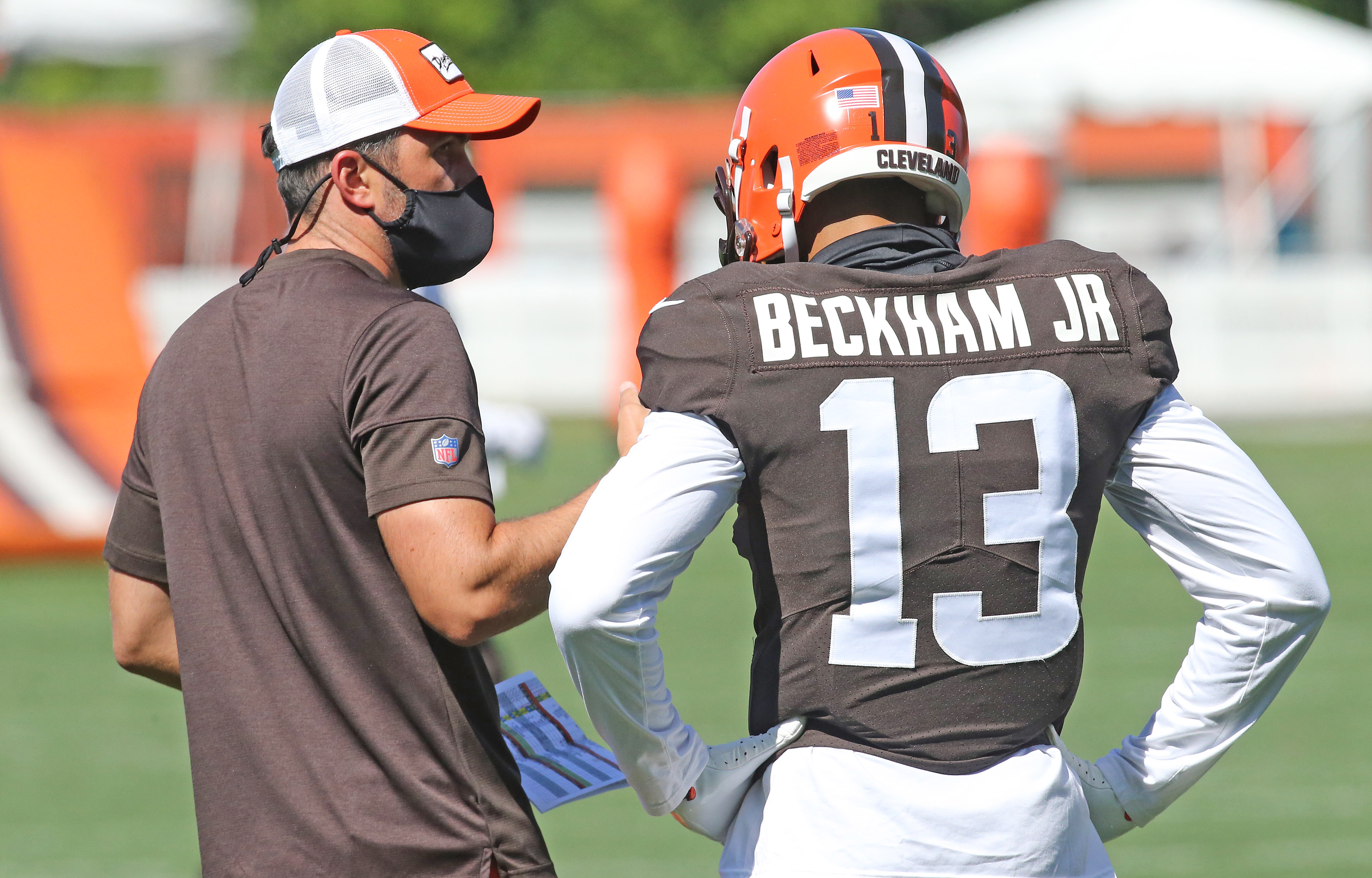 Callie Brownson, Browns assistant receivers coach, ready to 'roll