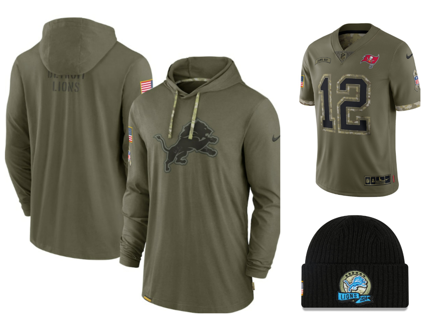 2022 NFL Salute to Service hoodies, jerseys, camo beanies now available at  Fanatics 