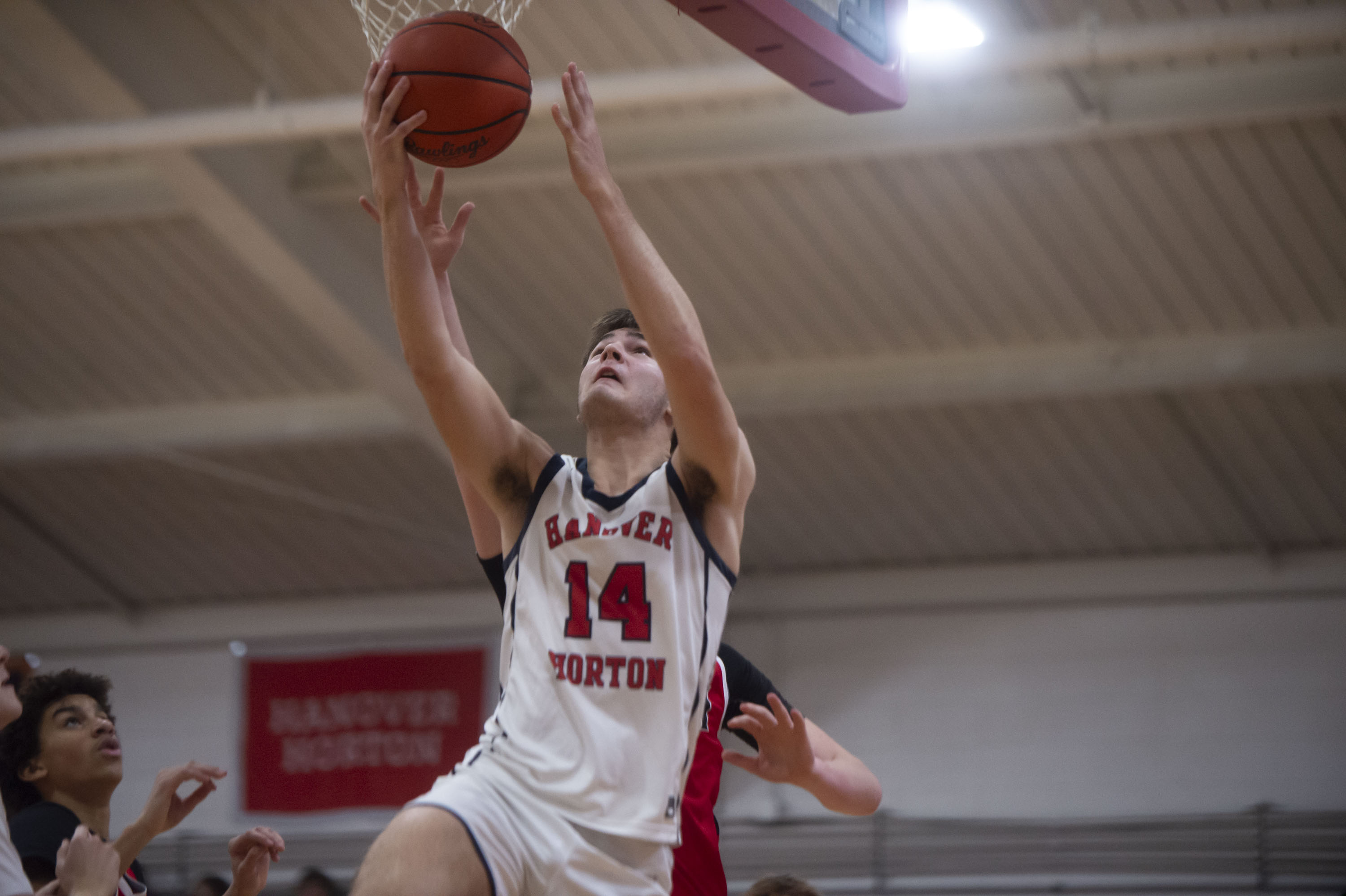 See photos as HanoverHorton’s boys basketball defeats Vandercook Lake