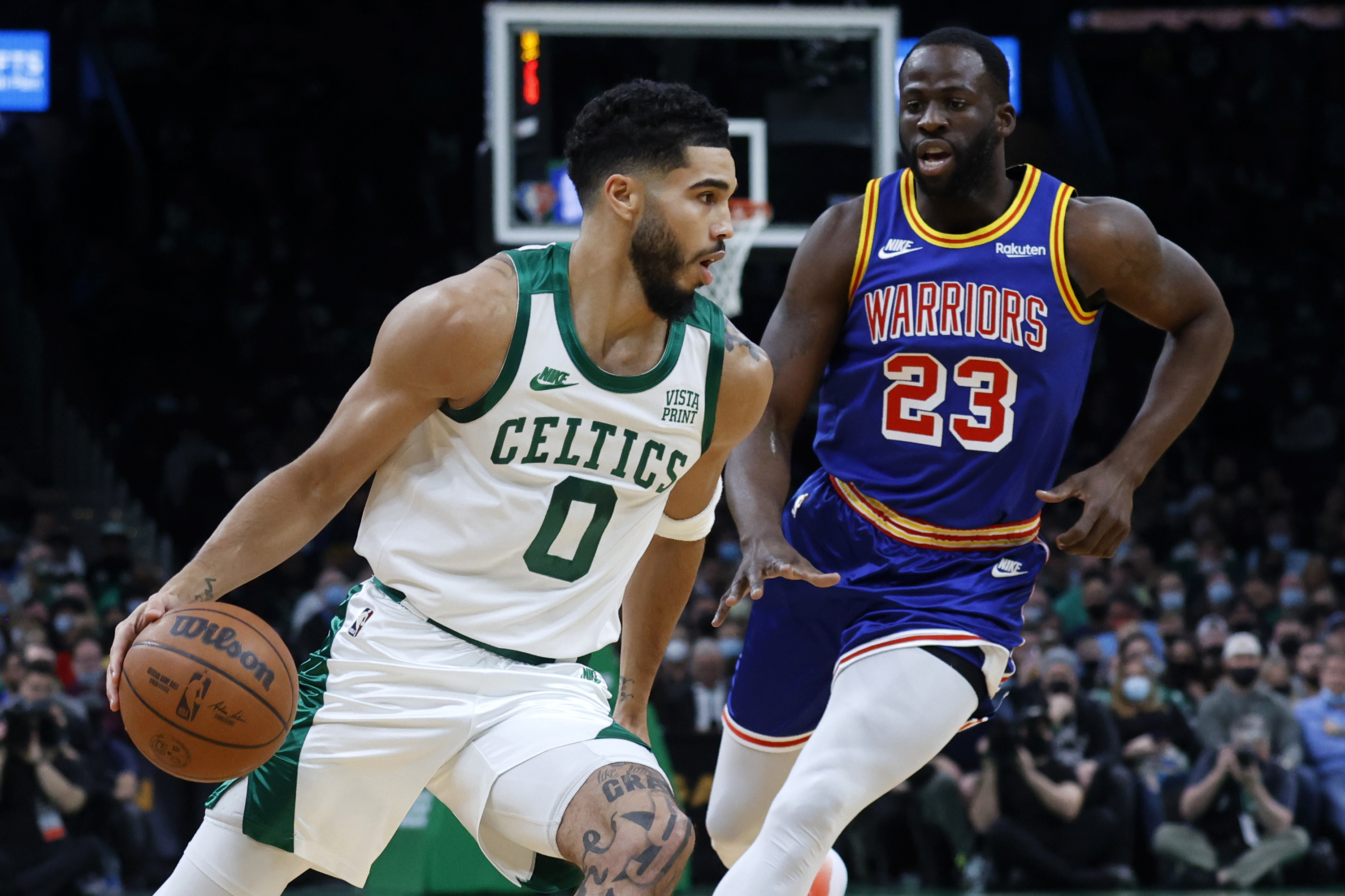 Boston Celtics interested in Warriors' first-round pick in 2022