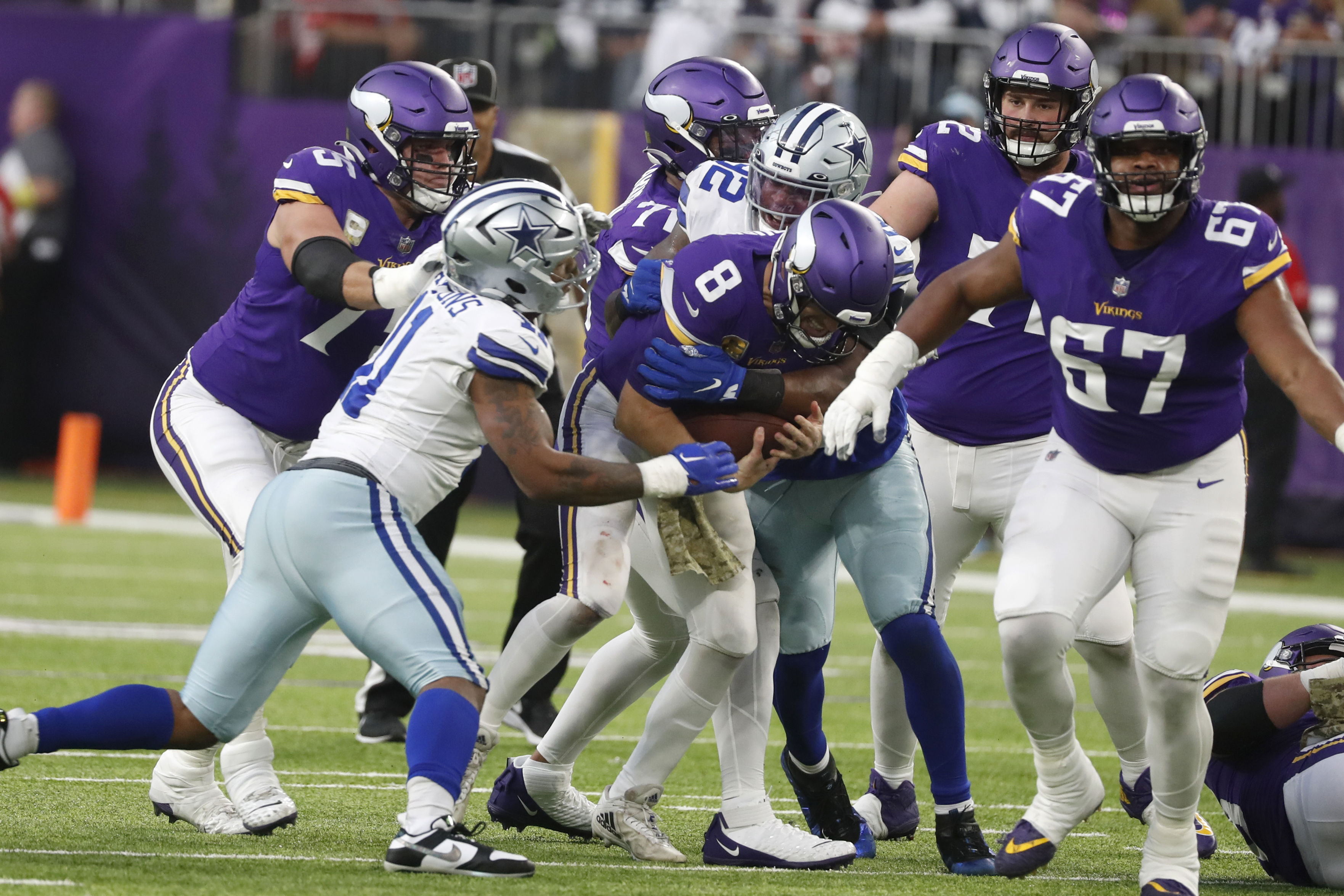 Cowboys crush any hopes of Vikings comeback this week, win in a rout 