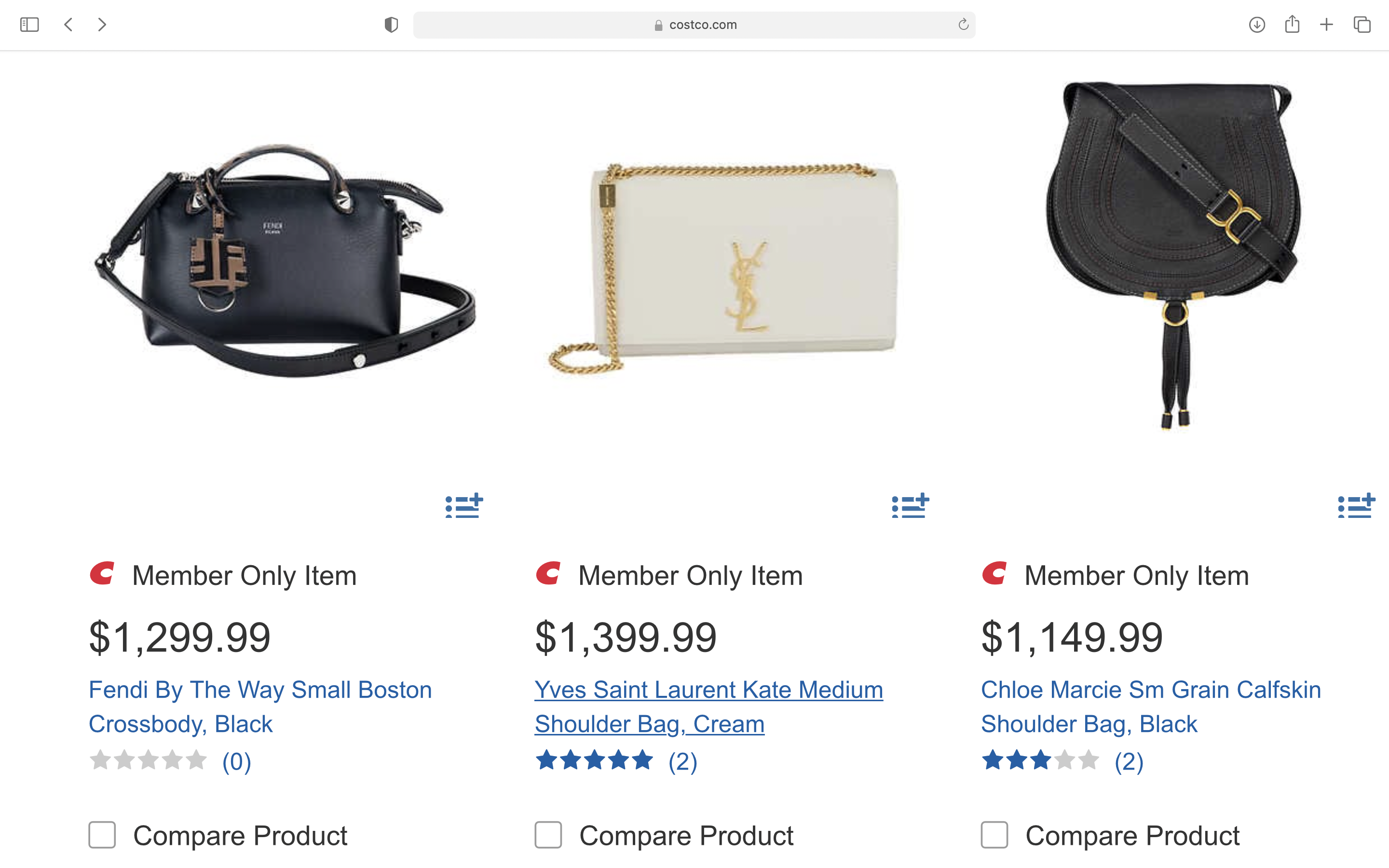 Gucci at Costco? Check out some of the surprising designer finds on the  wholesaler's website. 