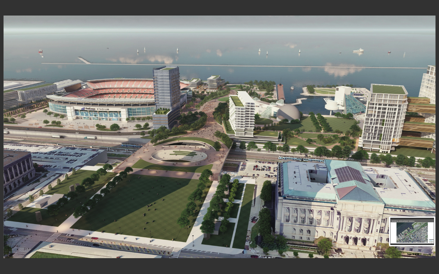 Browns, Cleveland leaders meet about lakefront and stadium