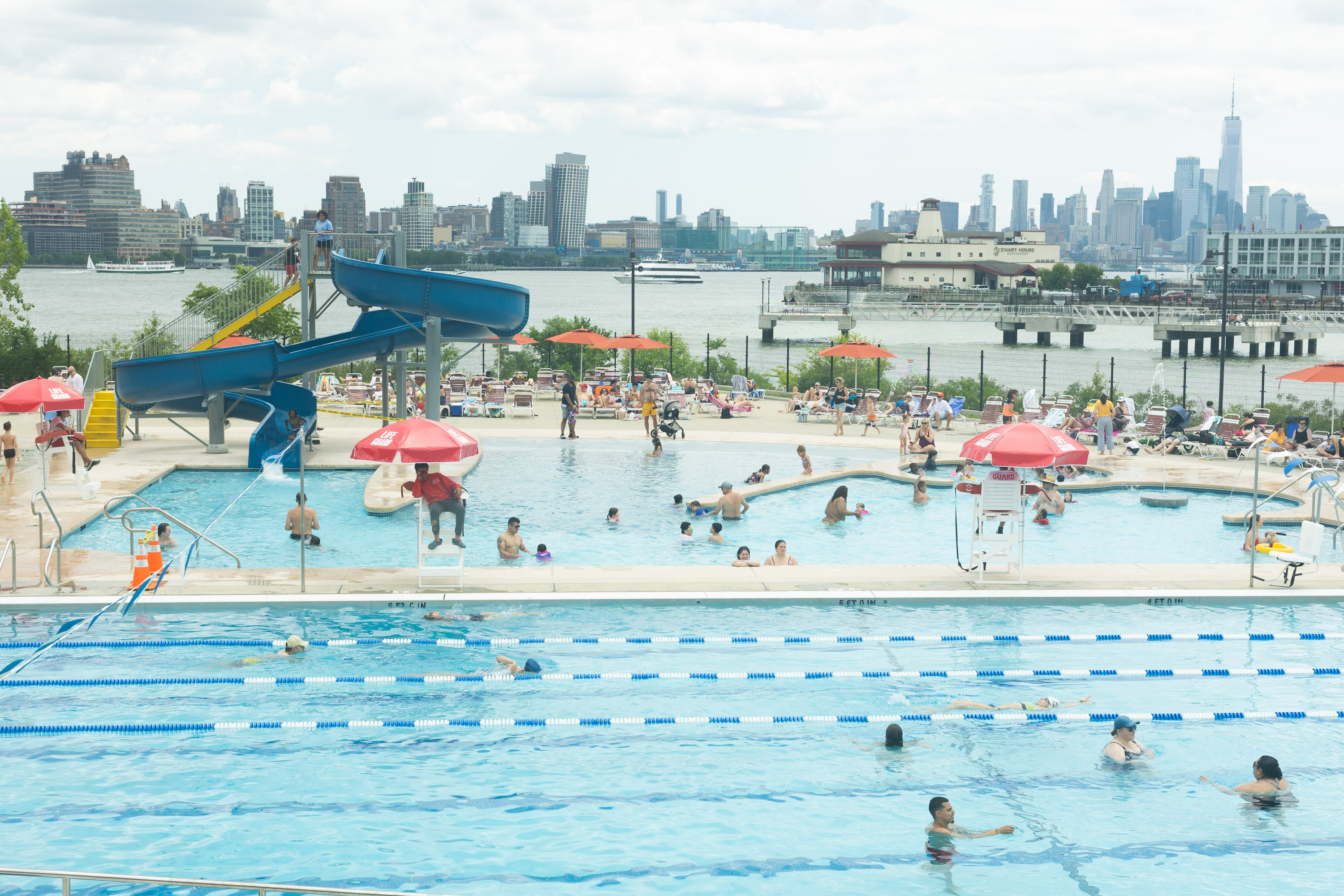 Camden opens first of its two pools to the public - WHYY