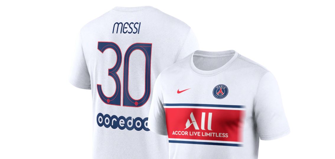 Lionel Messi PSG Nike top now available as Paris Saint-Germain