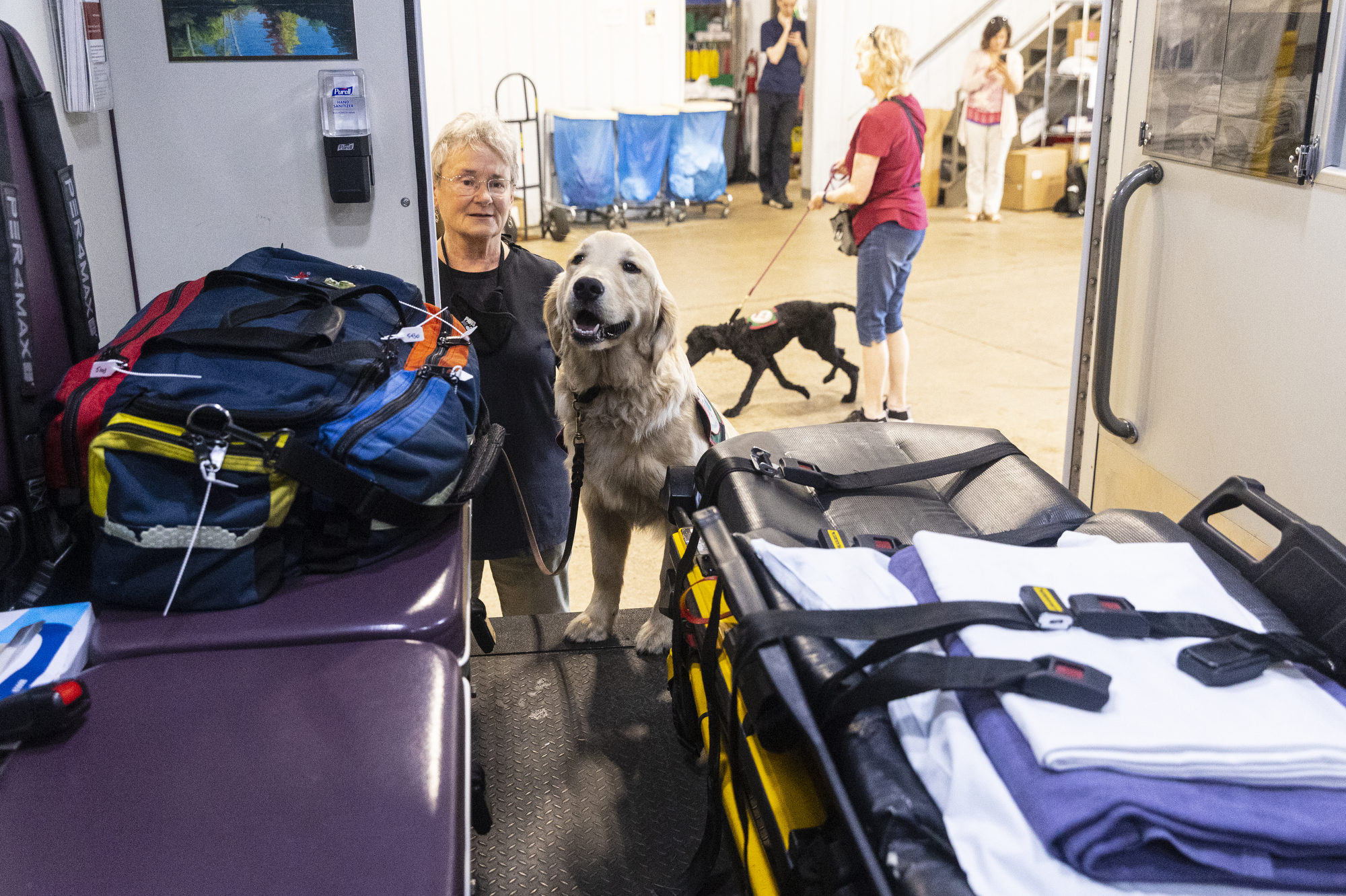PAWS puppies get acclimated with ambulances - mlive.com