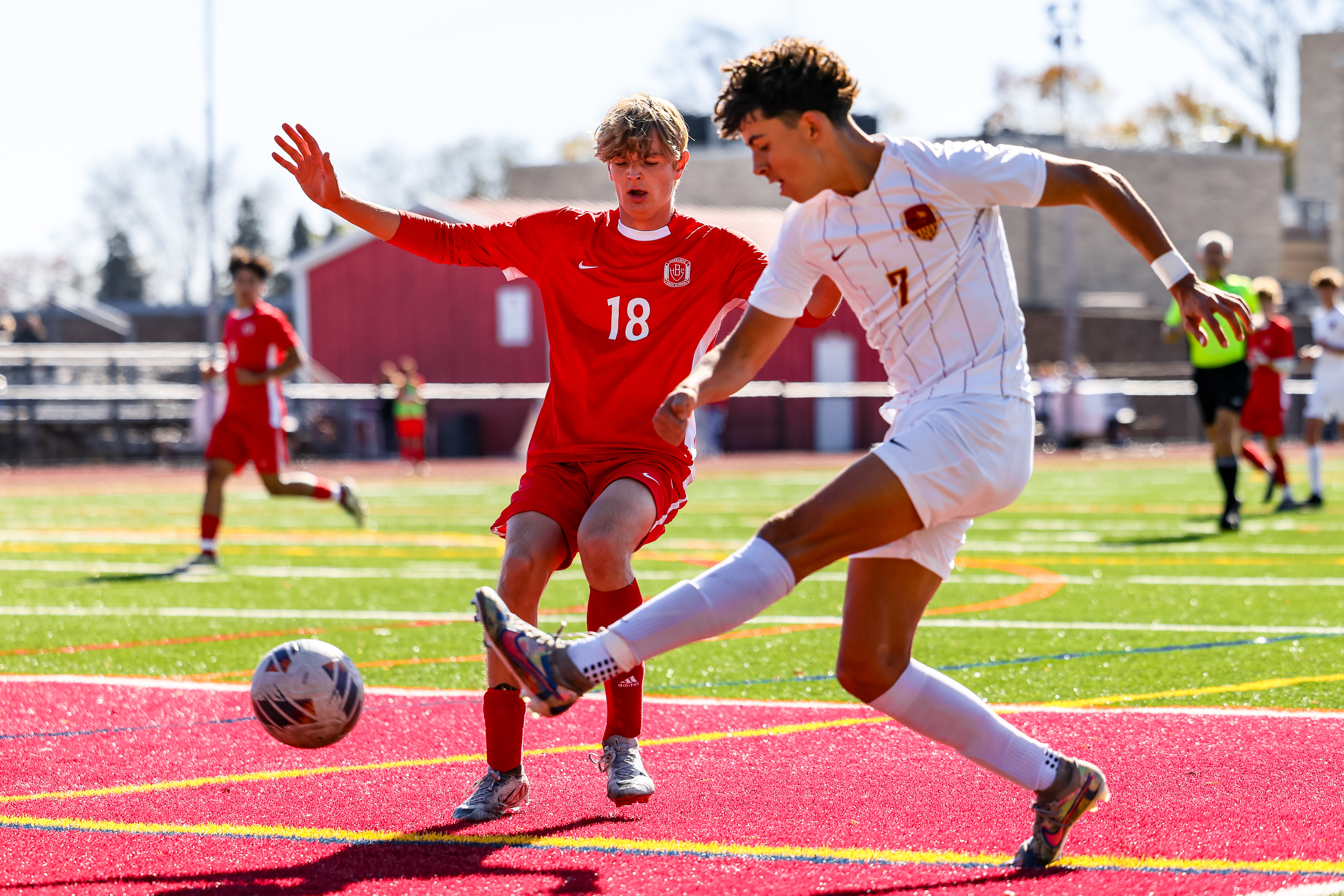 Voorhees vs. Bernards in the quarterfinals of the NJSIAA North 2