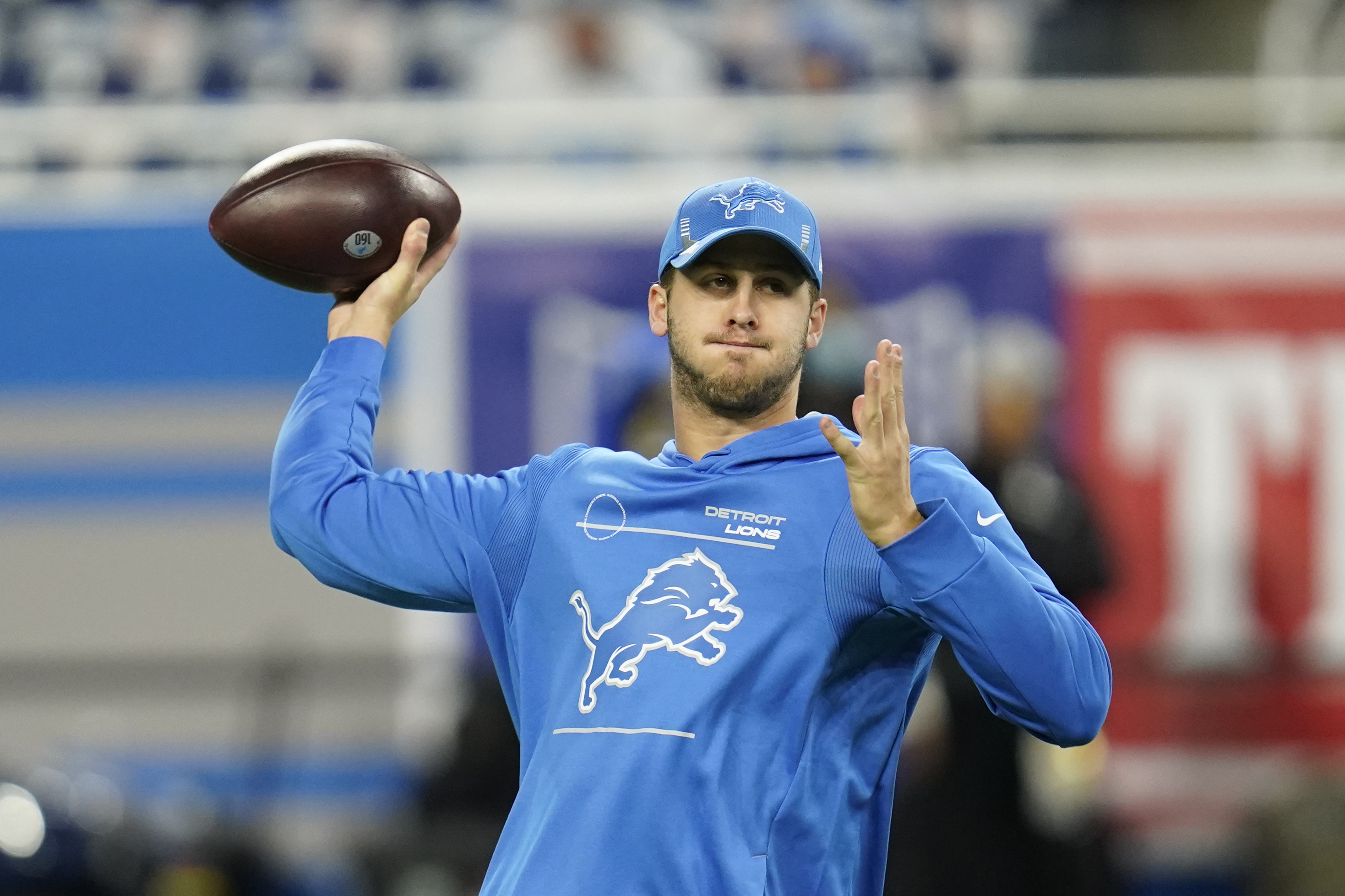 Patriots tease throwback red uniforms ahead of matchup vs. Lions