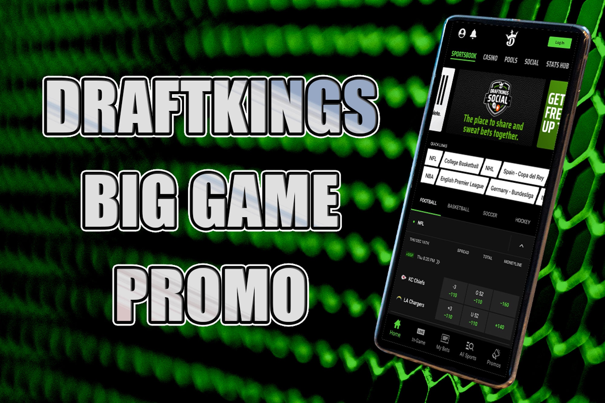 DraftKings Super Bowl Commercial: All Customers Get A Free Bet