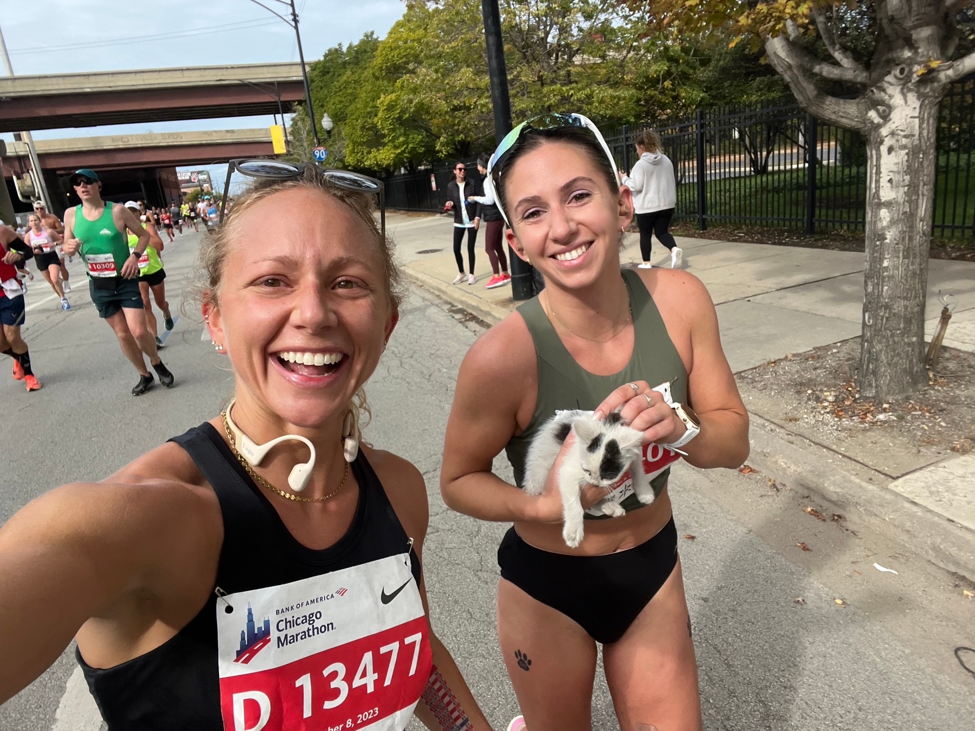 Sarah Bohan of Boston saves stray kitten as she completes Chicago Marathon - masslive.com