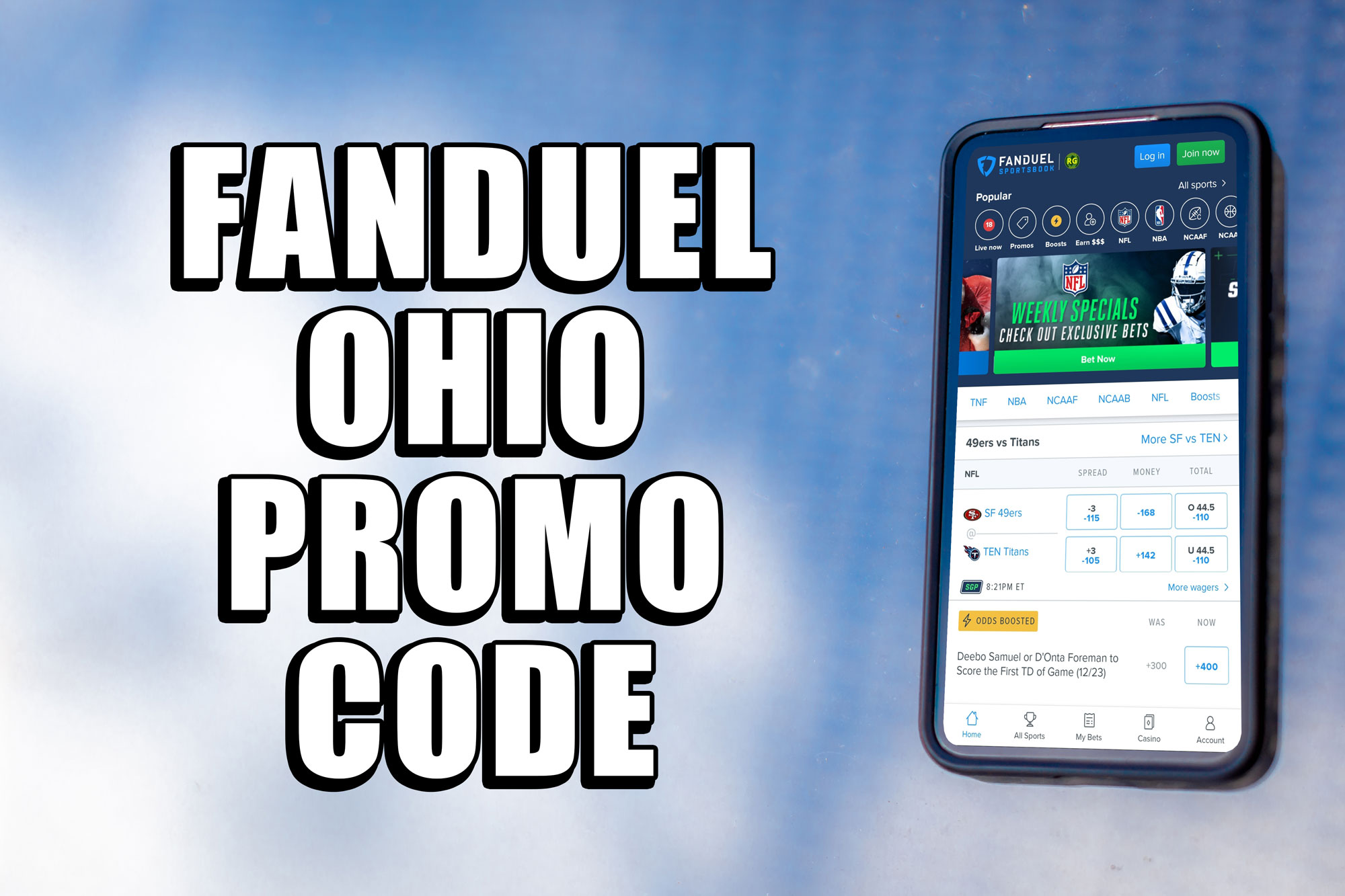 FanDuel Ohio promo code kicks off NFL Week 17 with $100 pre-launch bonus