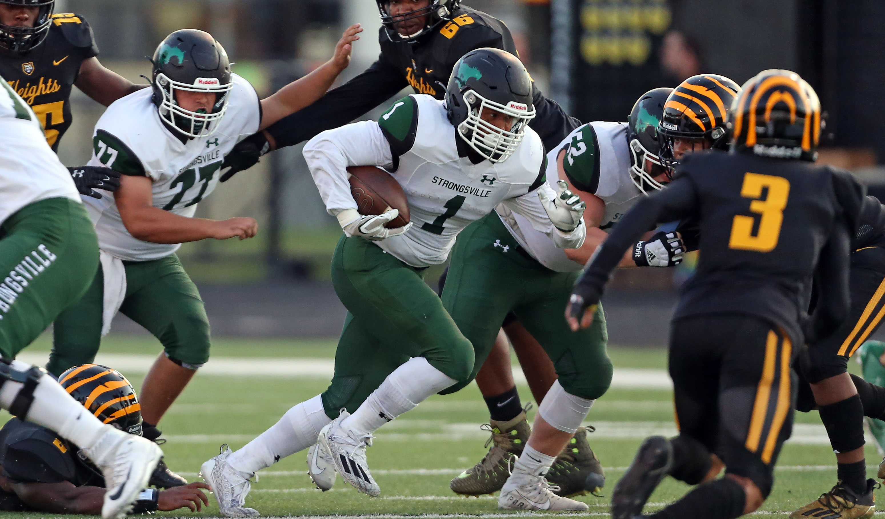 High school football Strongsville at Cleveland Heights, September 24