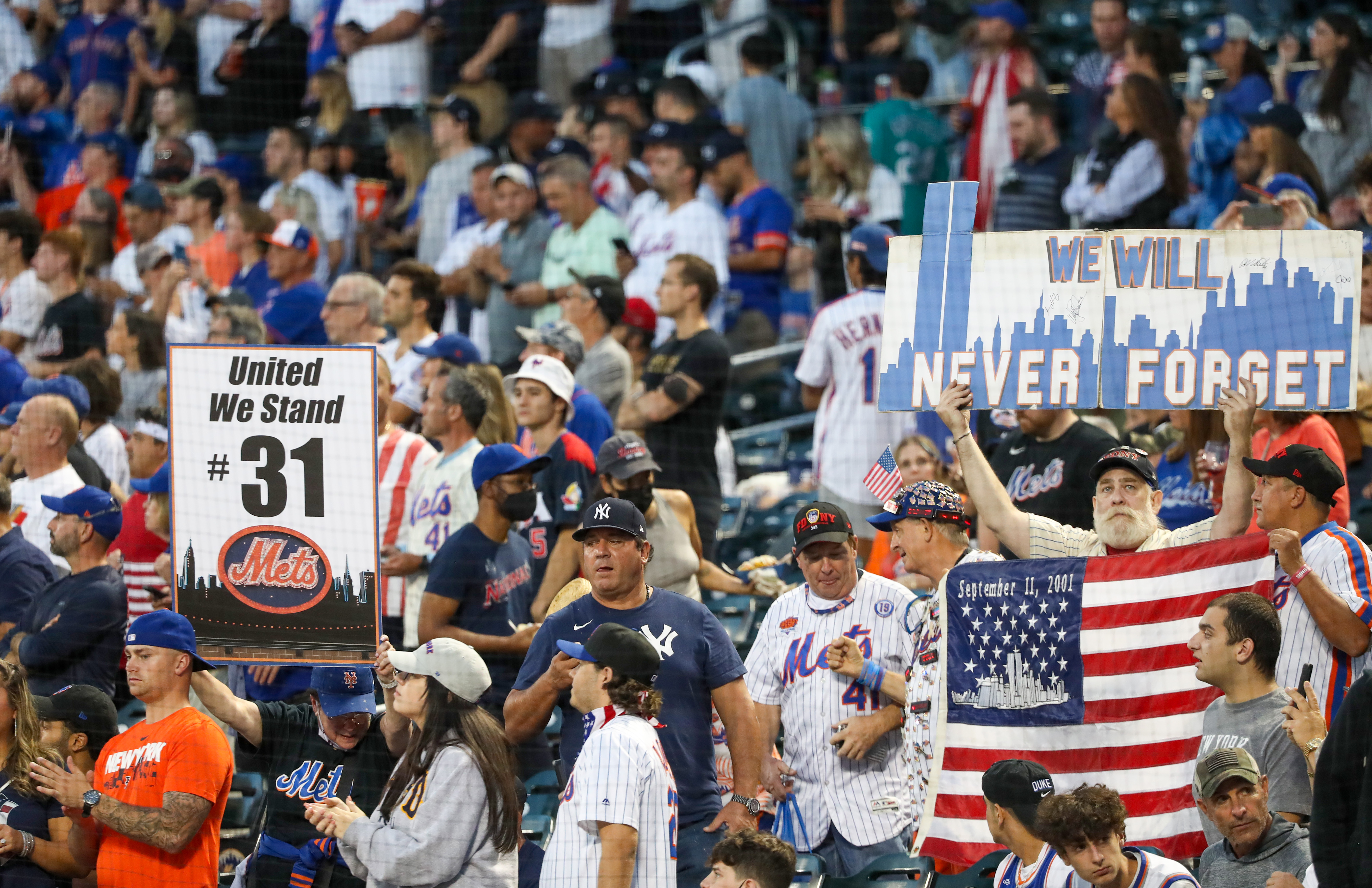 Mets, Yankees, sports teams pay tribute on 9/11 20th anniversary