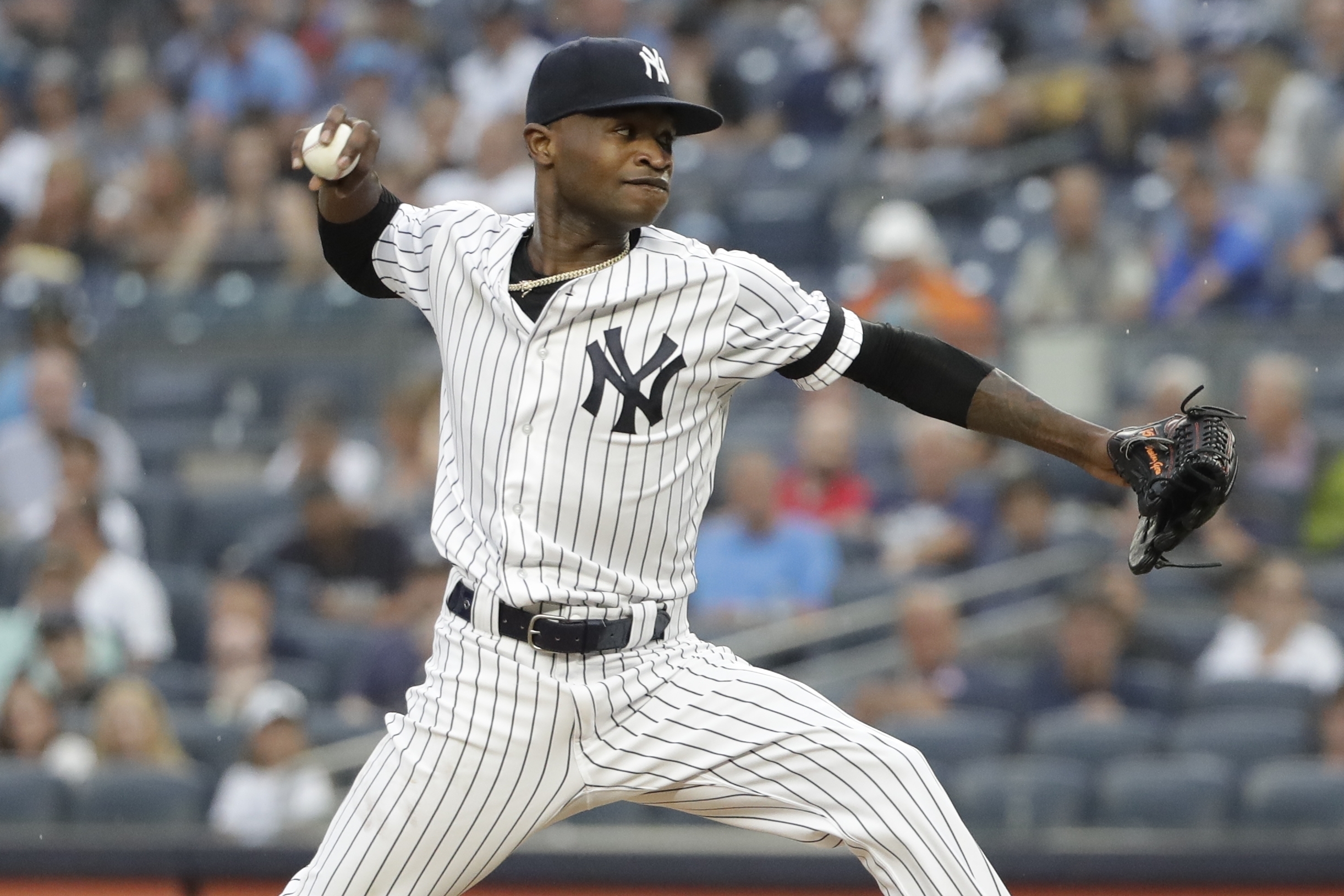 Yankees’ Domingo German takes 1st step in long road back from domestic ...