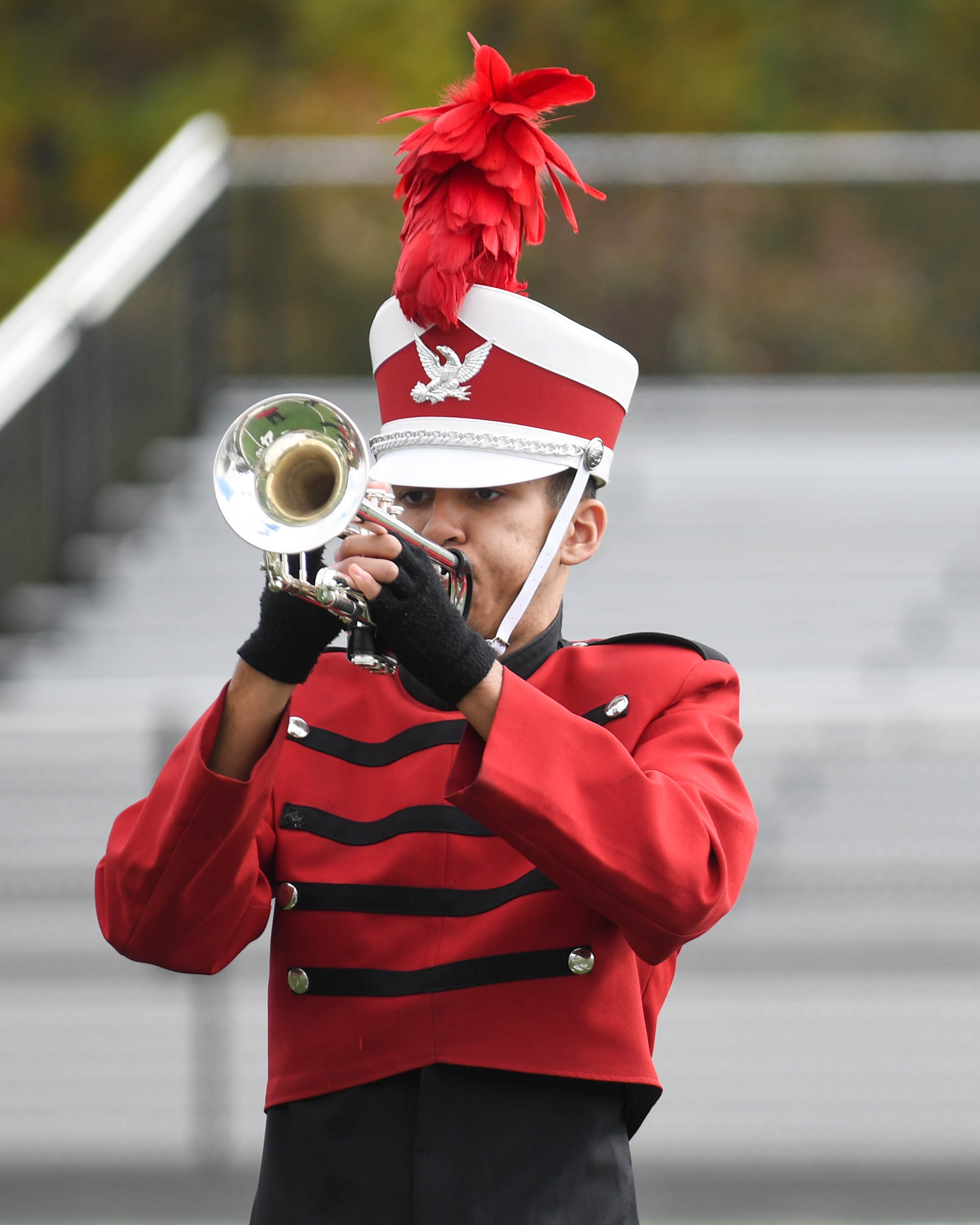 Marching Band Hoboken High School Performs "Thor's Hammer" on 10/29