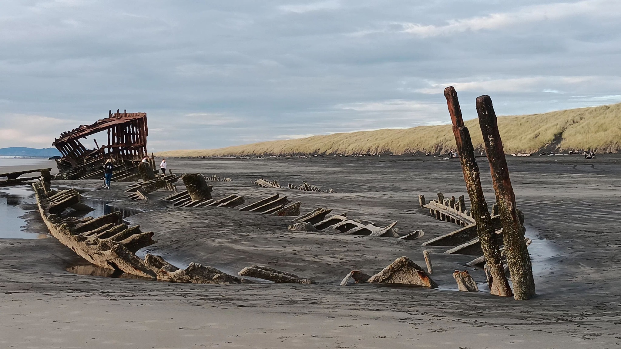 Peter Iredale shipwreck exposed October 2023 - oregonlive.com