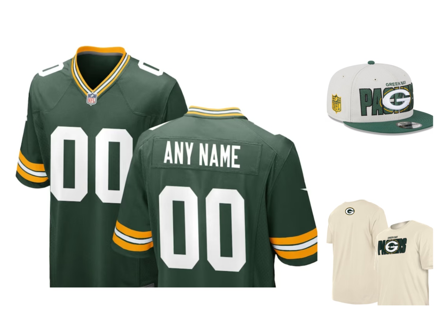 Custom green bay jersey on sale