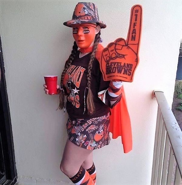 Browns fans show off game-day fashion: Best Dressed Browns Fan Contest  (Aude - Cunningham) 